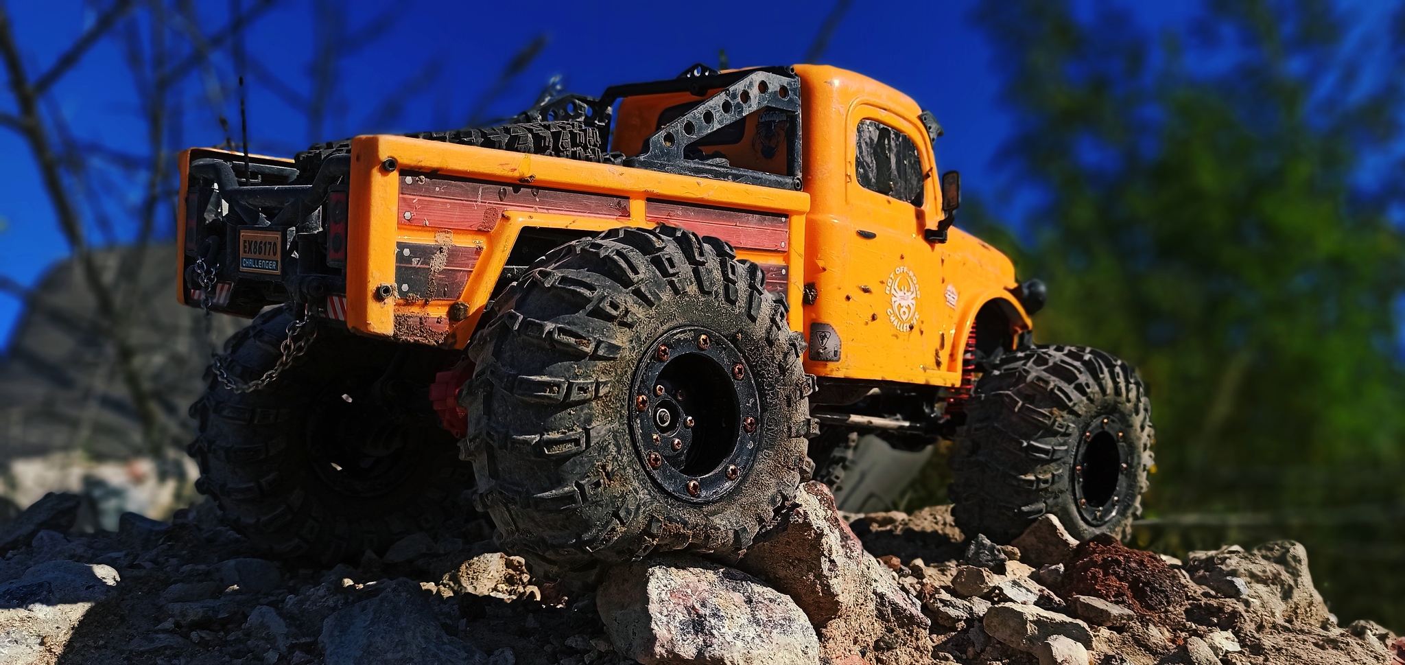 Oldschool Dodge Power Wagon rc yellow - My, The photo, Hobby, Radio controlled models, Longpost