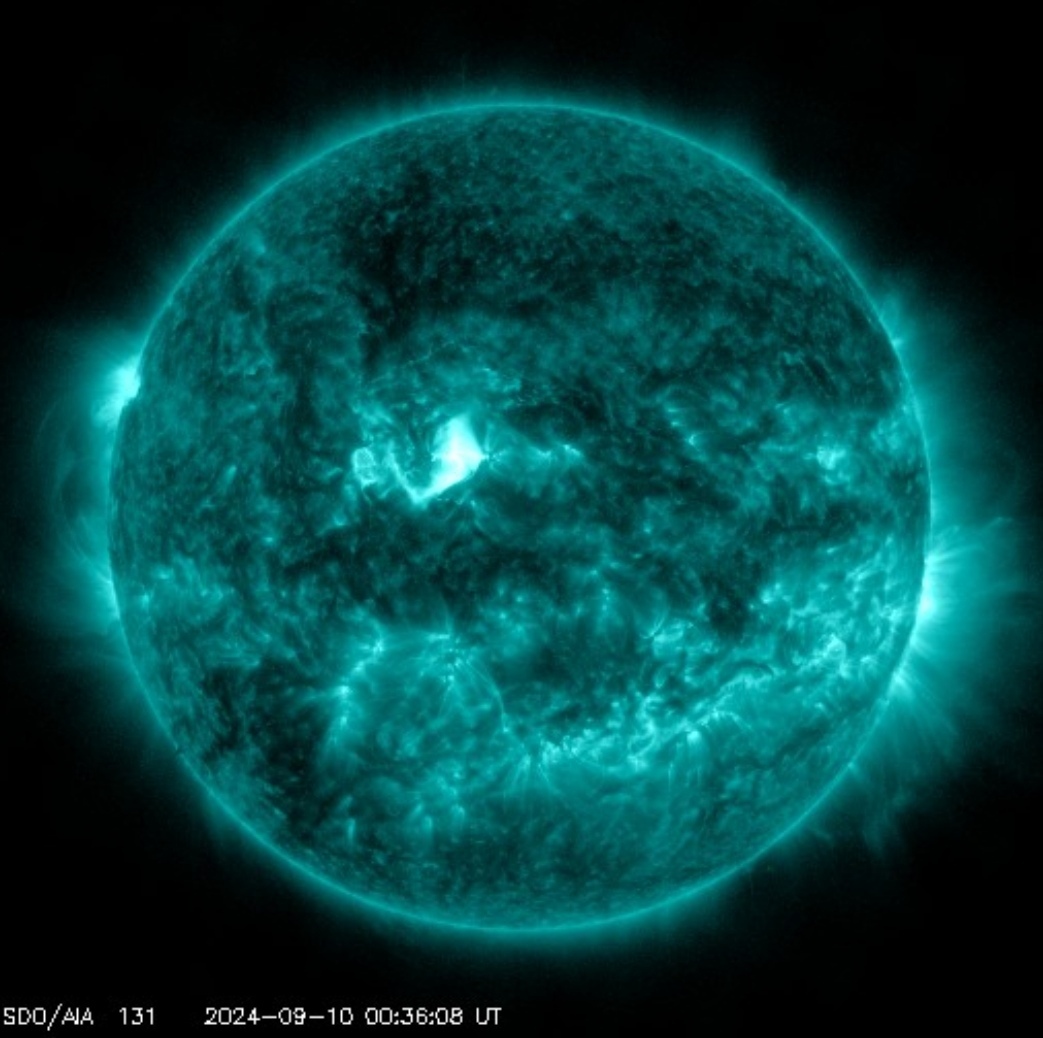 Солнечная погода на 10 сентября 2024 года - Моё, Солнце, Вспышка, Магнитная буря, Ликбез, Астрономия, Видео, Без звука, Длиннопост