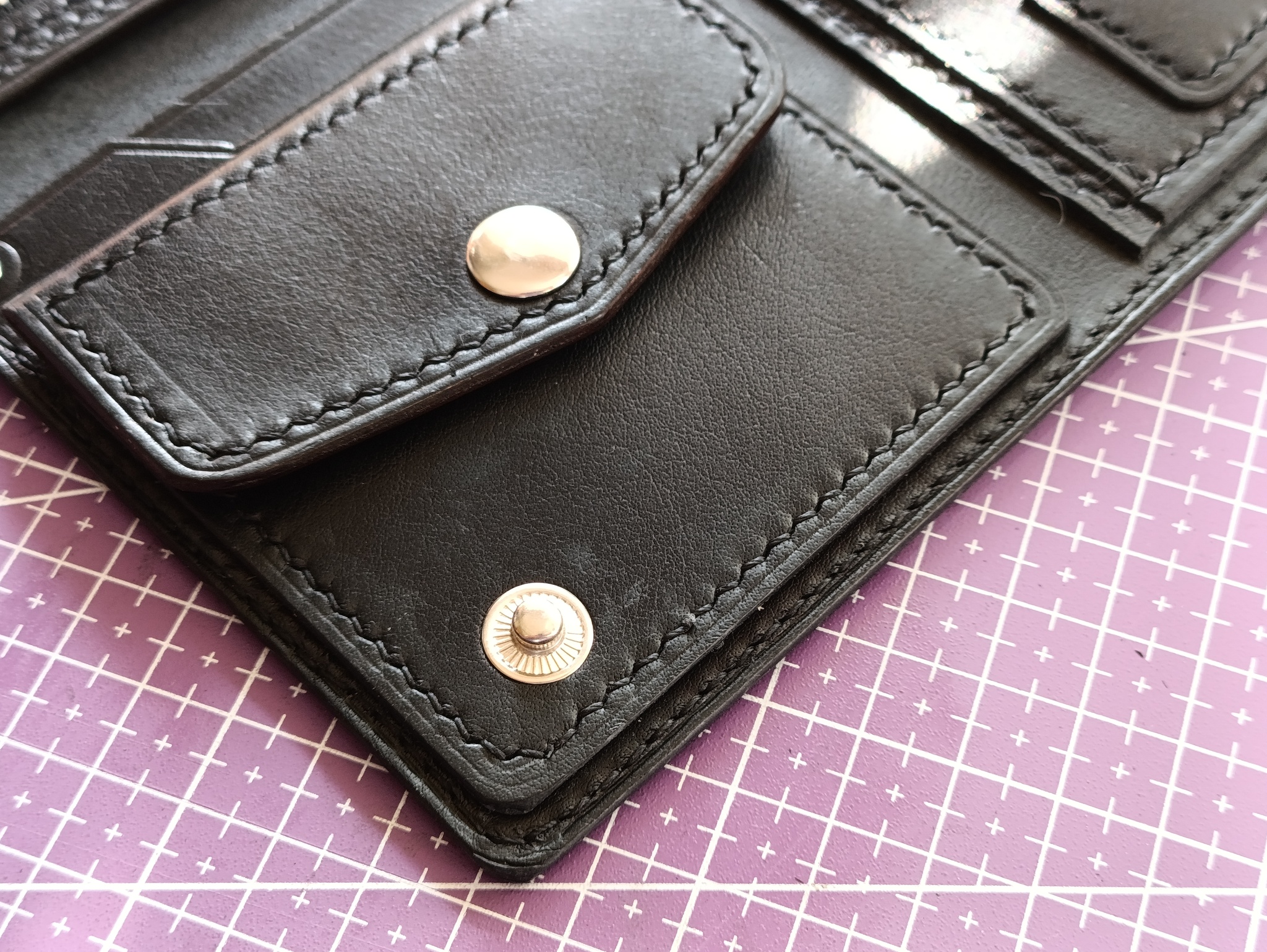 Wallet - longer, travel, shovel... Two - My, Leather products, Purse, Longer, Handmade, Lockeray, Longpost