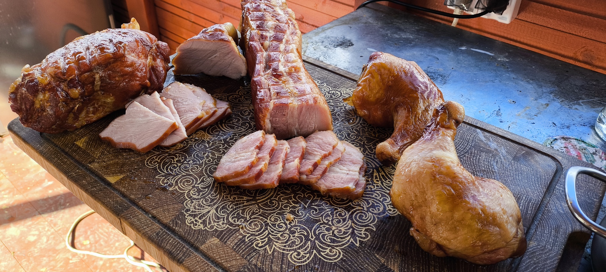 Smokehouse from the dishwasher - My, Meat, Preparation, Hot smoking, Smokehouse, Homemade, Longpost