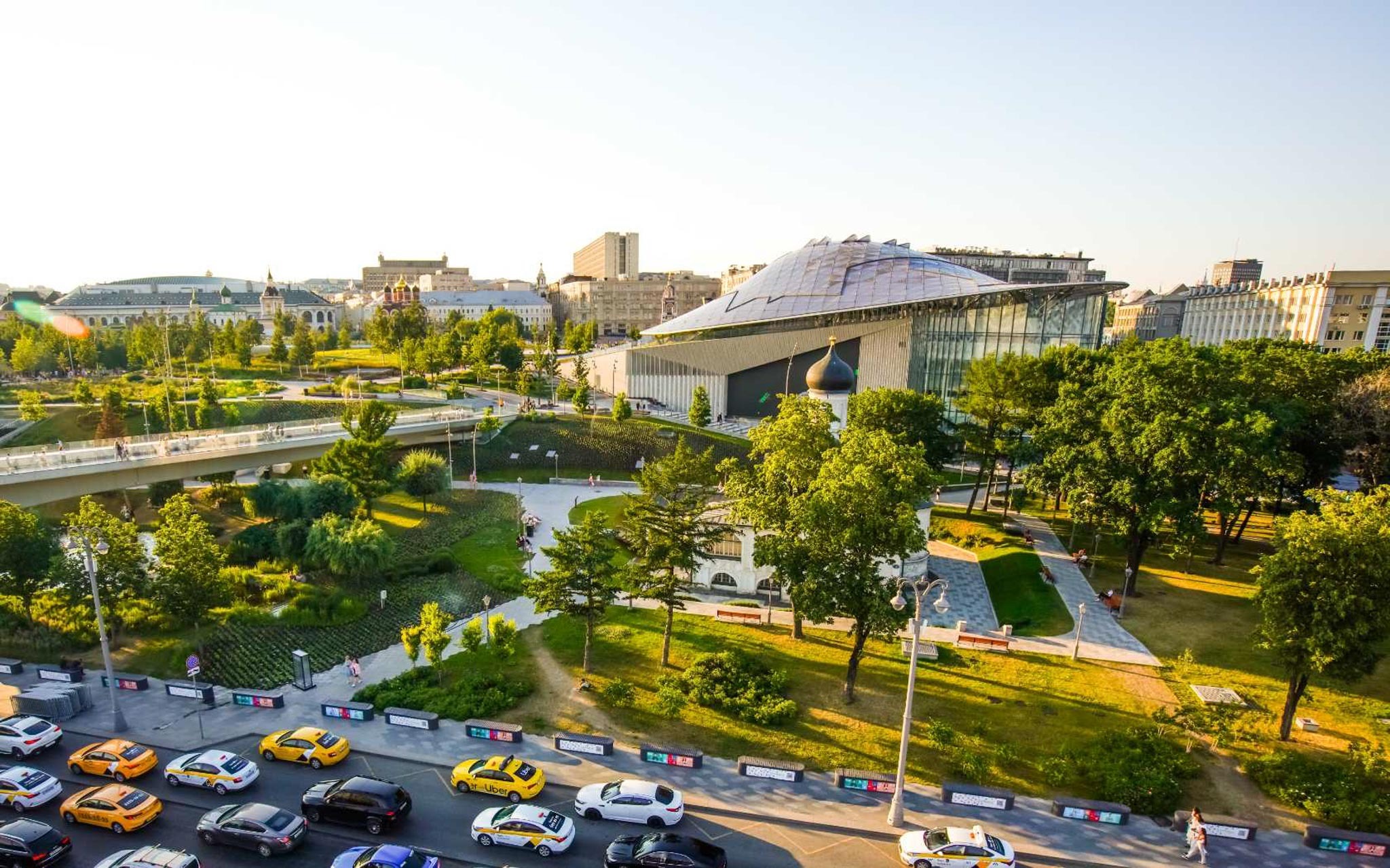 Moscow parks in your feed - The park, Moscow, Zaryadye, Longpost