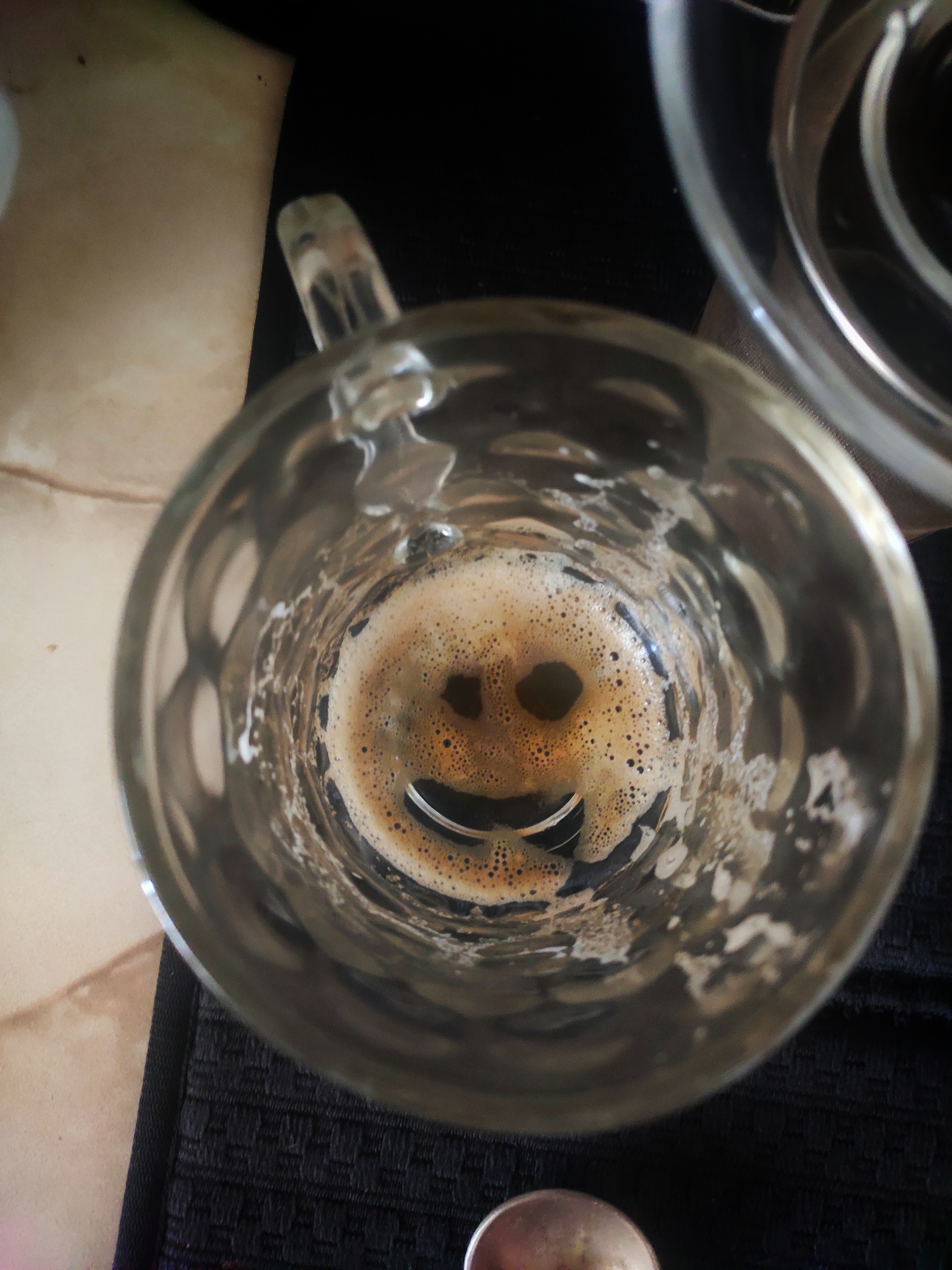 Sir, your coffee is not very good. - My, Coffee, A cup, Foam, Indignation, It seemed, Pareidolia