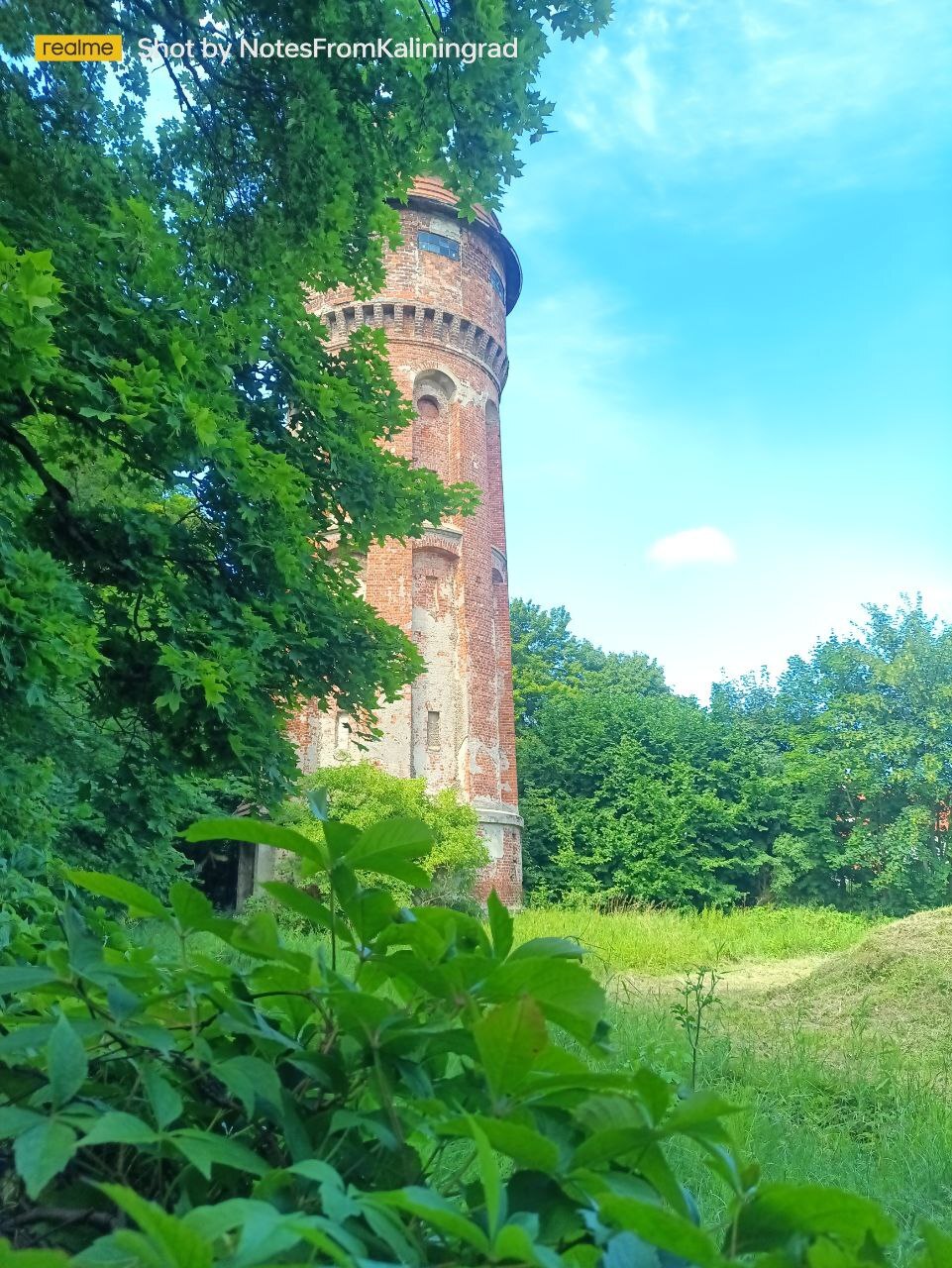 Fischhausen Water Tower - My, Kaliningrad, Kaliningrad region, City walk, Street photography, The photo, Architecture, Longpost