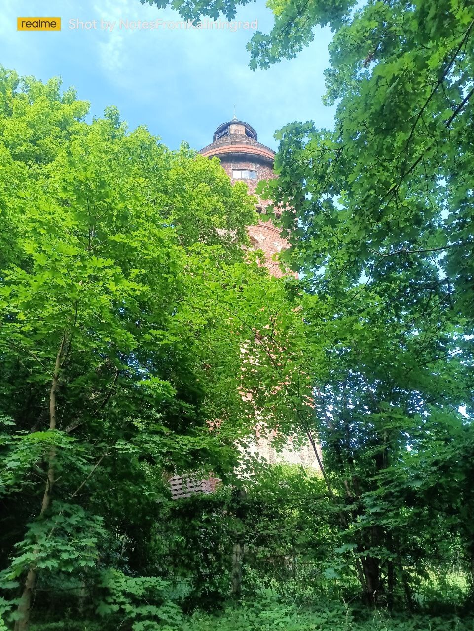 Fischhausen Water Tower - My, Kaliningrad, Kaliningrad region, City walk, Street photography, The photo, Architecture, Longpost