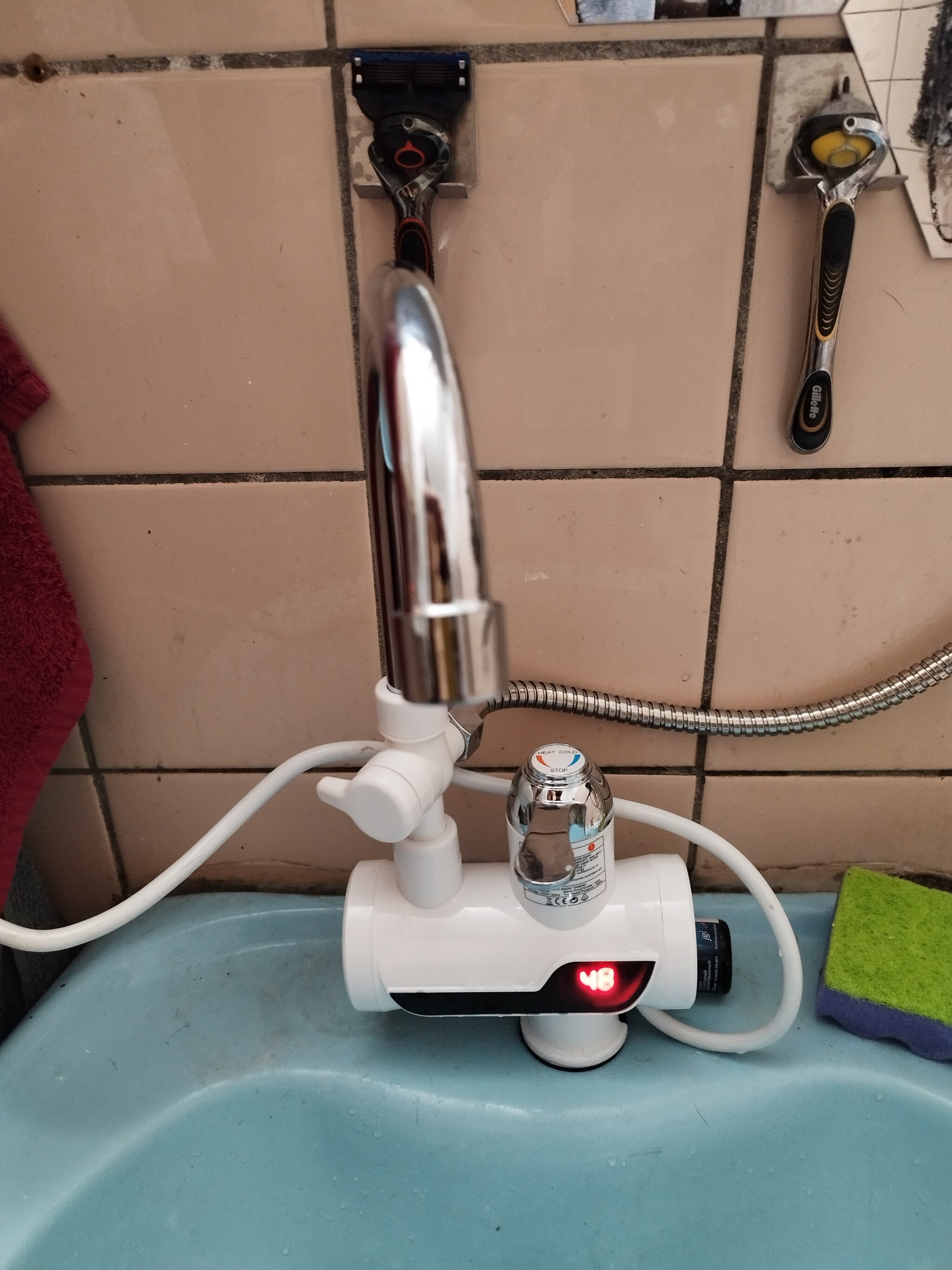 Hot water shutdown - My, Hot water, Life hack, Longpost