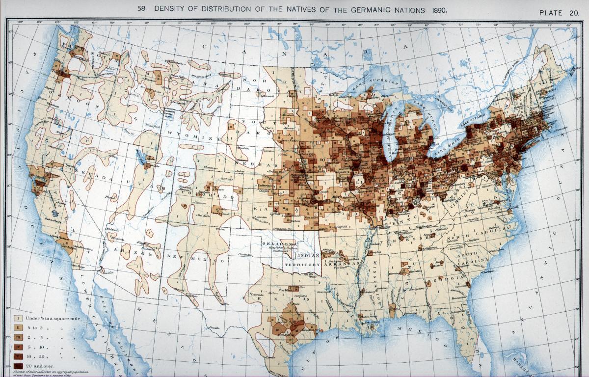 German Language and Settlements in Eastern Europe (and the USA) - History (science), USA, Germany, Cards, Country, Europe, Longpost