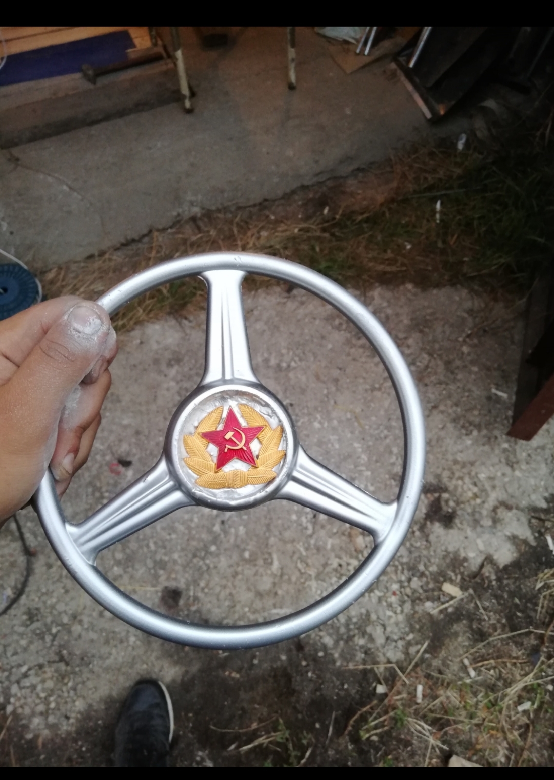 Pedal Muscovite. The steering wheel sets the style of the whole car. Part two - Children's car, Toys, Longpost