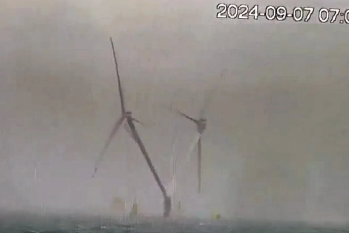 World's Largest Offshore Wind Turbine Ocean X Against Super Typhoon Yagi - Energy (energy production), Energy, China, Wind generator, Hurricane, Renewable energy, Video, Soundless, Longpost, Youtube