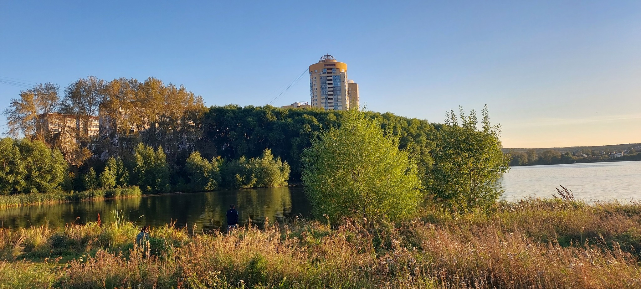 Landscape from an evening walk - My, The photo, Video, Walk, Vertical video, Longpost