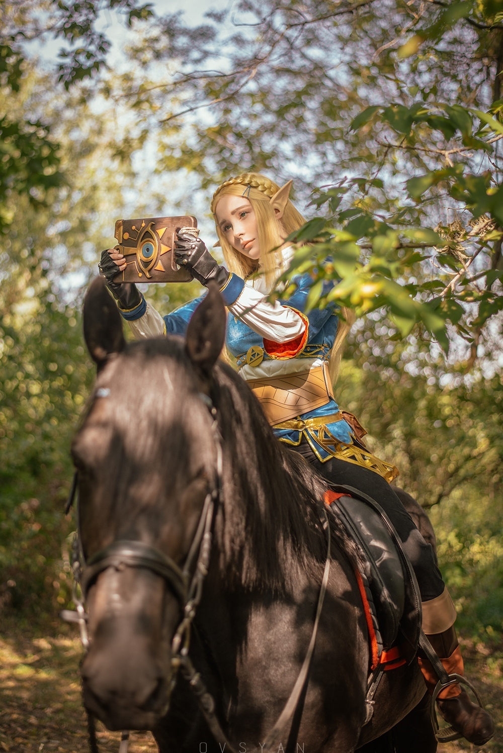 Zelda by Polina Shlyachina - The photo, Cosplay, Cosplayers, PHOTOSESSION, Princess zelda, The legend of zelda, Horses, Longpost