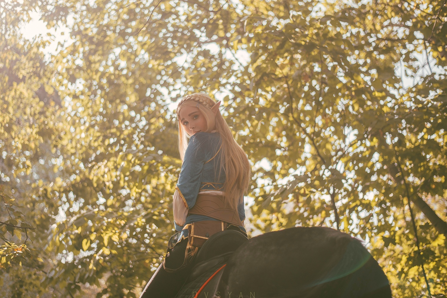 Zelda by Polina Shlyachina - The photo, Cosplay, Cosplayers, PHOTOSESSION, Princess zelda, The legend of zelda, Horses, Longpost