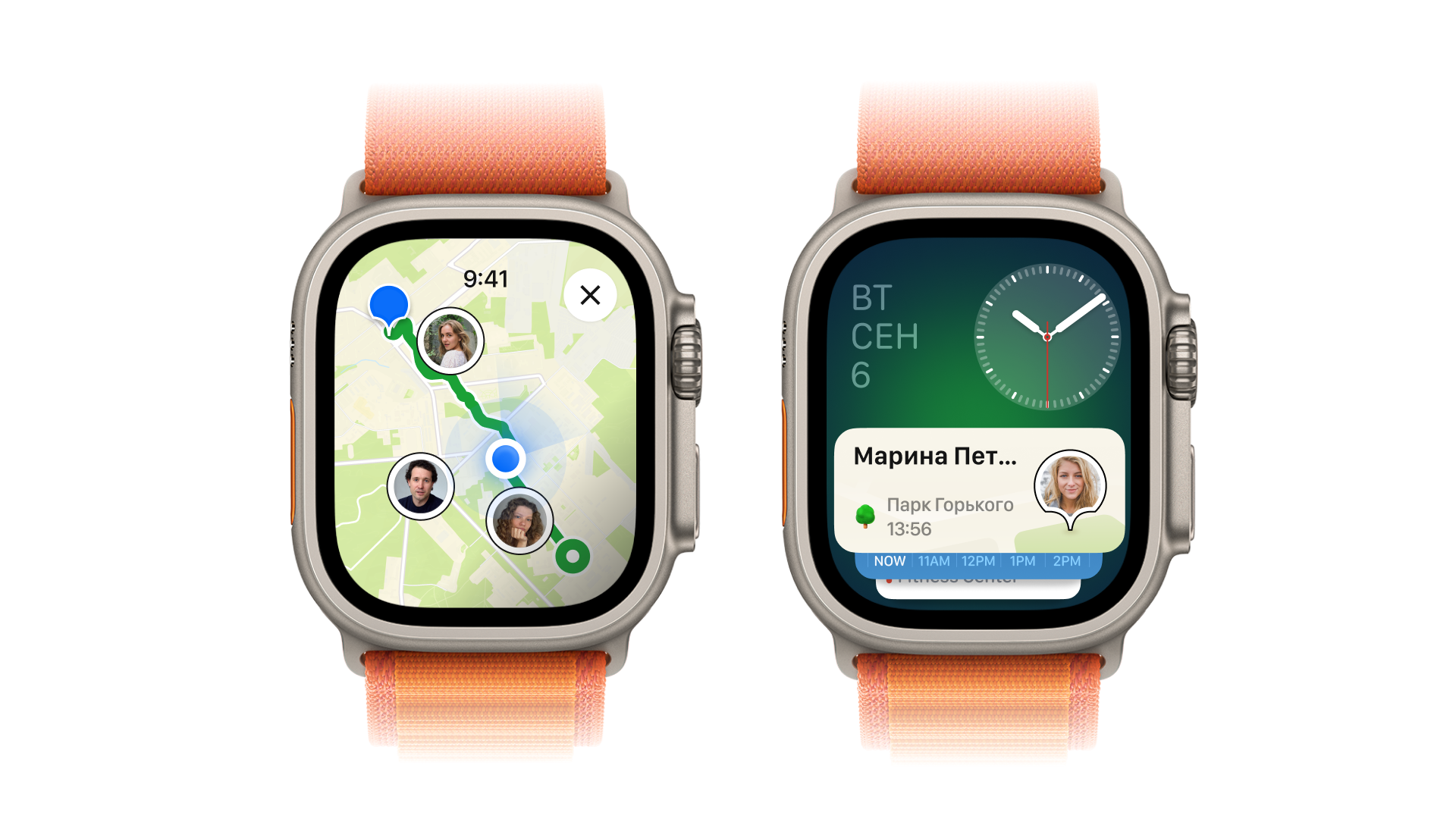 2GIS has updated its app for Apple Watch — the watch will tell you how to get to the library and where your friends are now - Cards, 2 Gis, Navigator, Apple Watch, Apple, Technologies, New items, Appendix, Clock, Friends, GIF, Company Blogs, Longpost