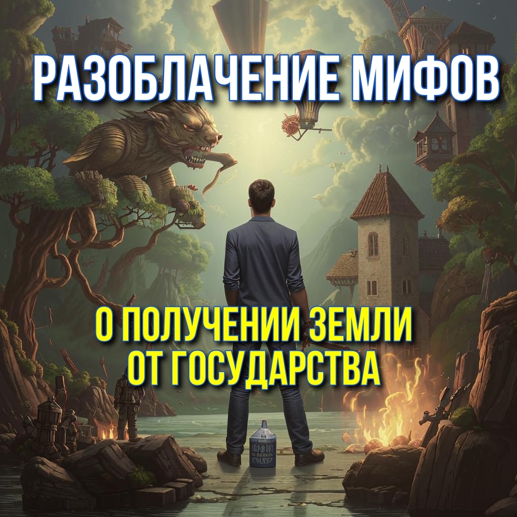 Разоблачение мифов о получении земли от государства - Моё, Недвижимость, Покупка недвижимости, Земельный участок, Земельное право