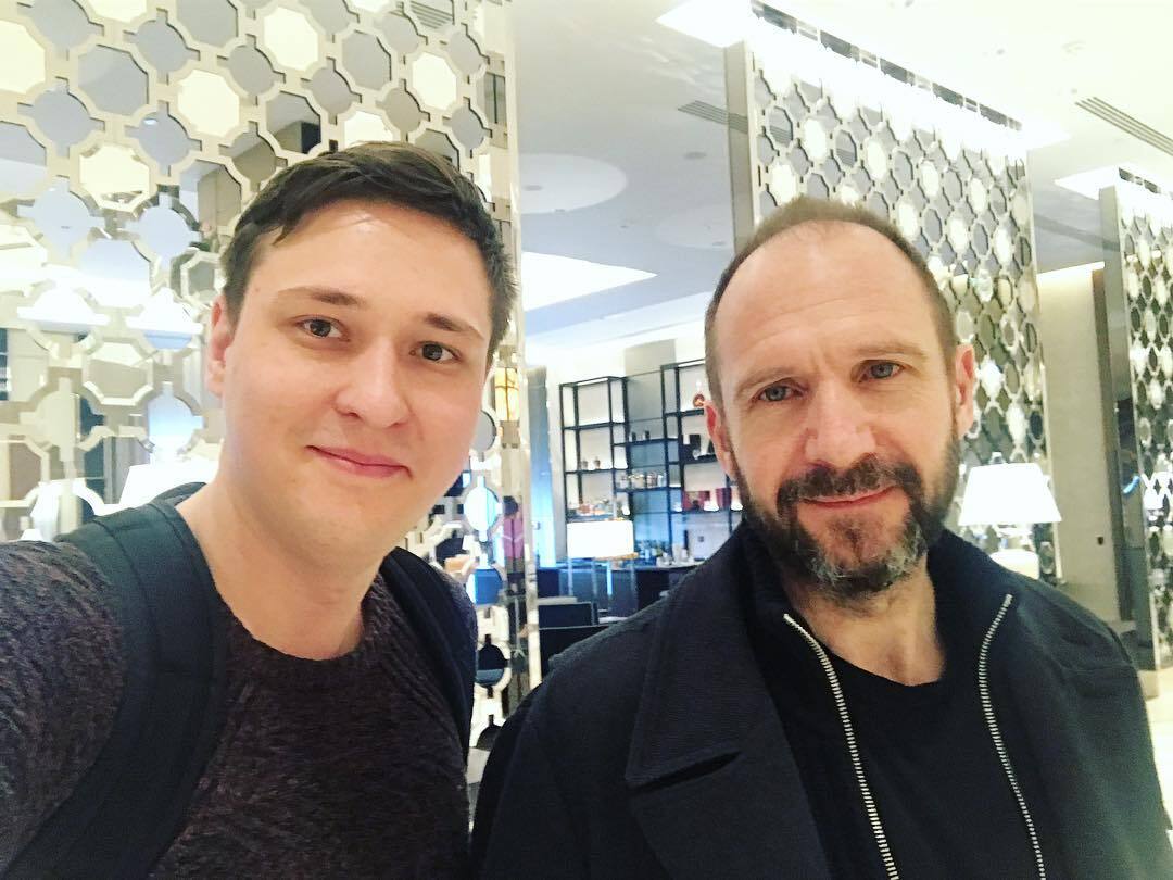 Reply to the post Meeting celebrities in real life - My, Celebrities, Text, Positive, Daigo Saito, Ralph Fiennes, Reply to post, A wave of posts