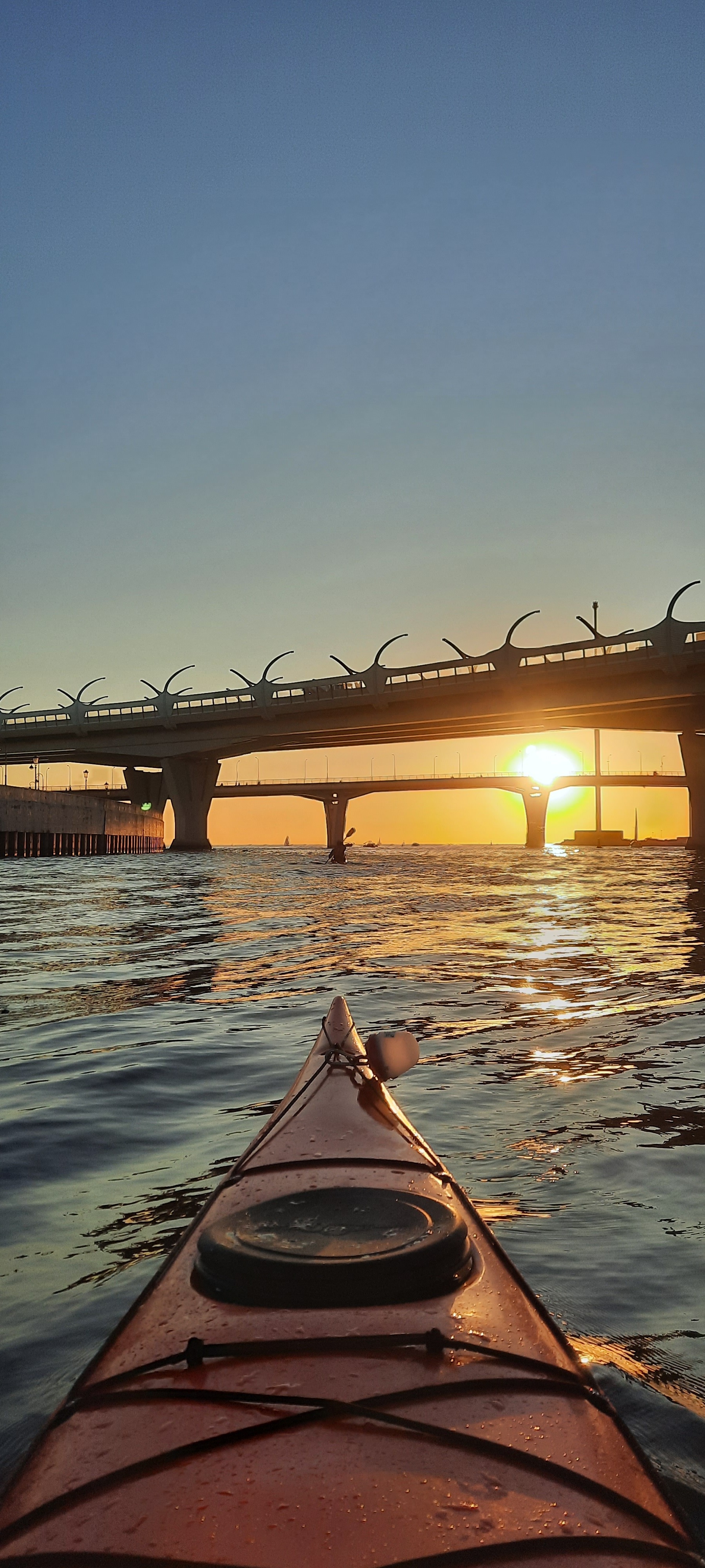 Kayaking to Lakhta - Kayak, Saint Petersburg, Sunset, Video, Longpost