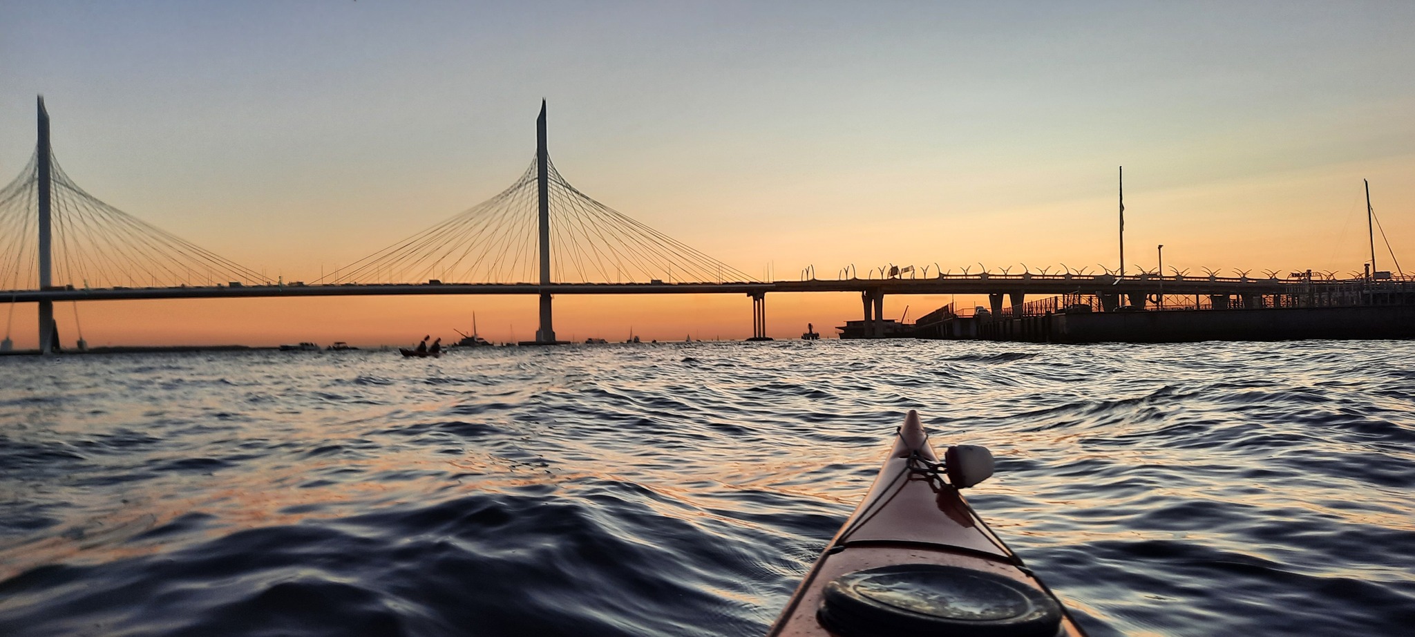 Kayaking to Lakhta - Kayak, Saint Petersburg, Sunset, Video, Longpost