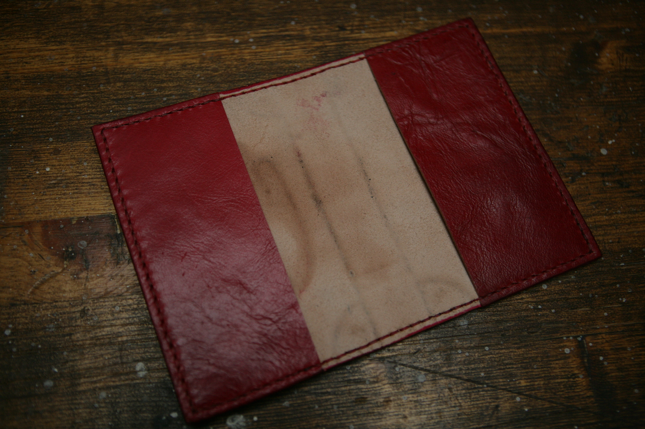 Passport cover based on Gravity falls - My, Leather, Needlework without process, Leather products, Sewing, Painting, Gravity falls, Cover, Embossing on leather