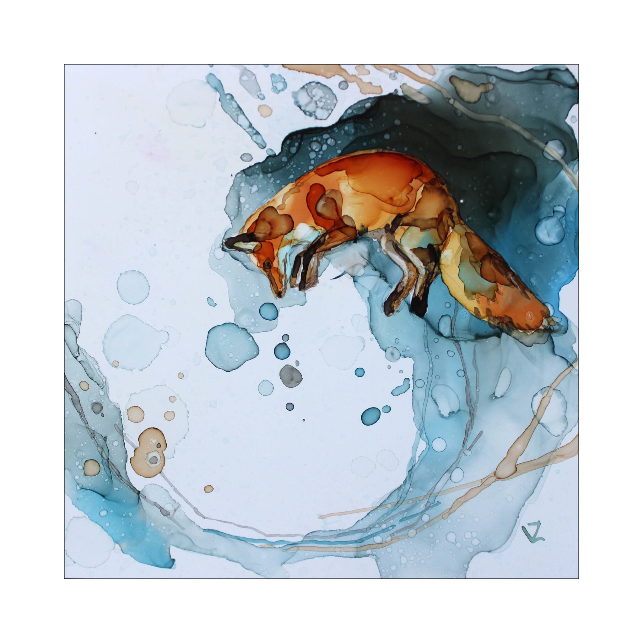 Sketches with alcohol ink - My, Painting, Animals, Sketch, Drawing, Alcohol ink, Animalistics, Wild animals, Painting, Conversation piece, Wolf, Deer, Tiger, Owl, Fox, Goat, The Bears, Duck, Leopard, Longpost