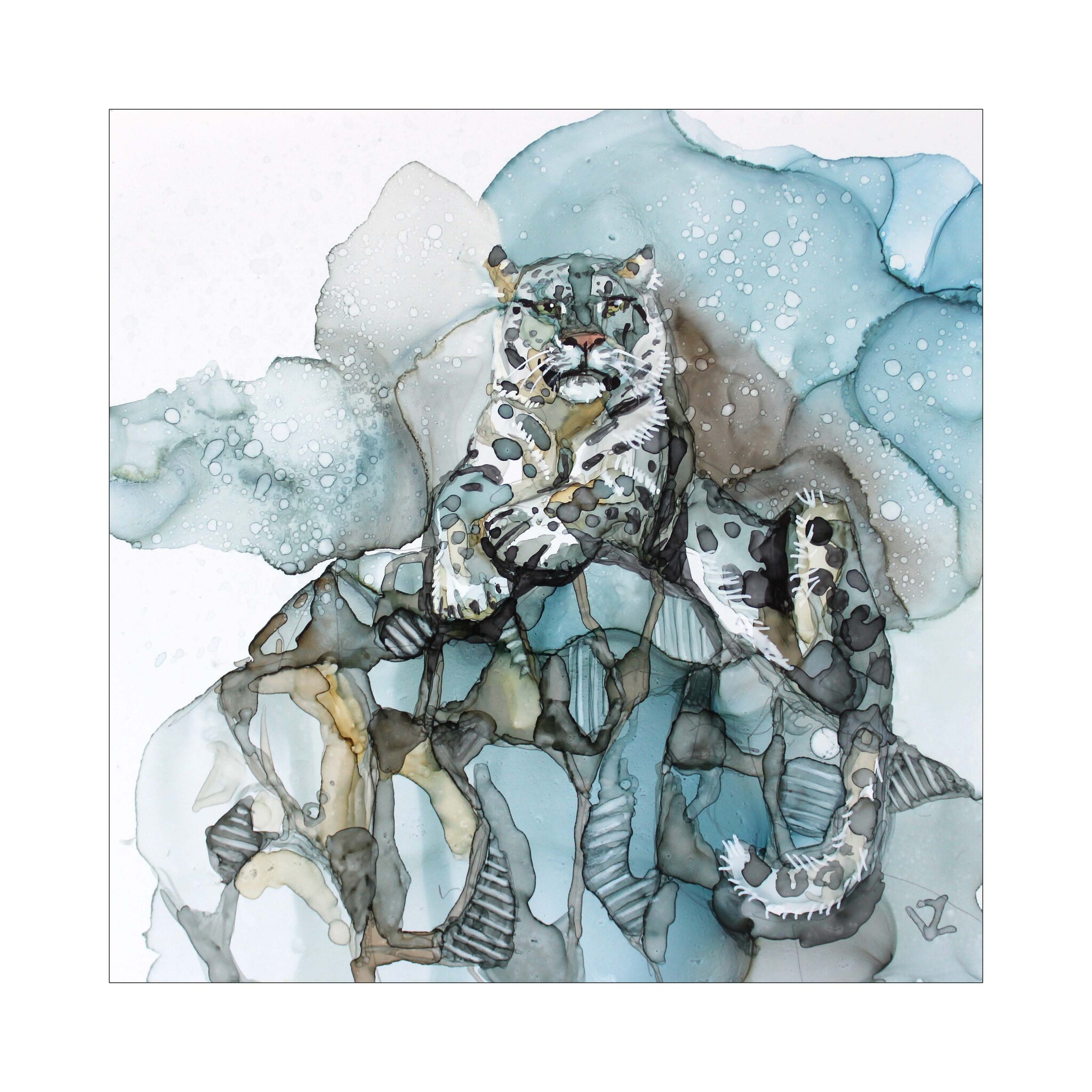 Sketches with alcohol ink - My, Painting, Animals, Sketch, Drawing, Alcohol ink, Animalistics, Wild animals, Painting, Conversation piece, Wolf, Deer, Tiger, Owl, Fox, Goat, The Bears, Duck, Leopard, Longpost