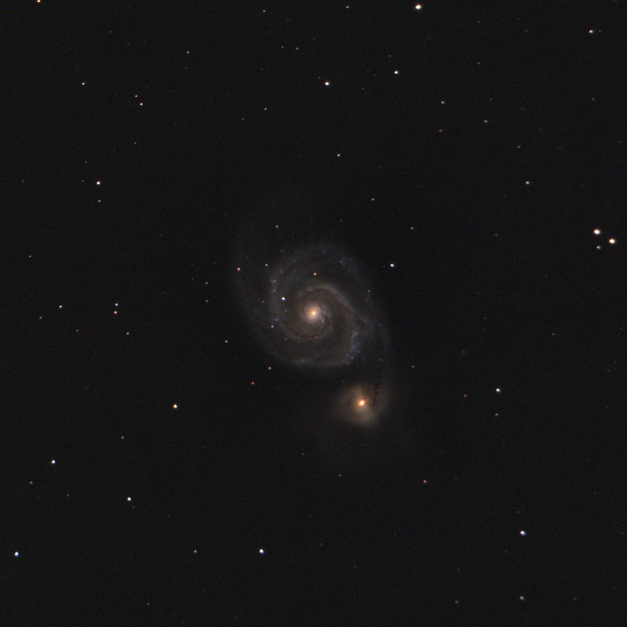 Whirlpool Galaxy - My, Nauchpop, Astronomy, Astrophysics