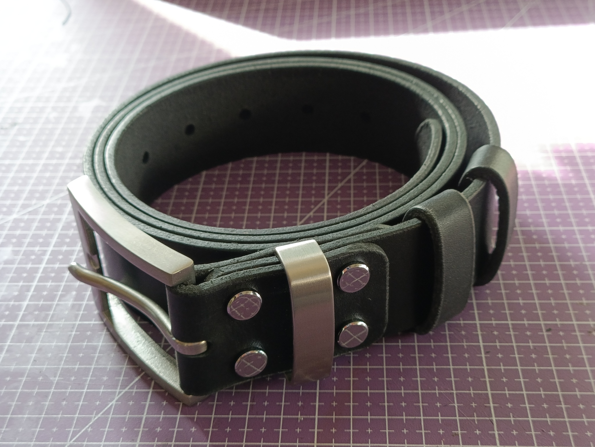 Belt. Two. - My, Belt, Leather products, Handmade, Natural leather, Longpost, Needlework without process