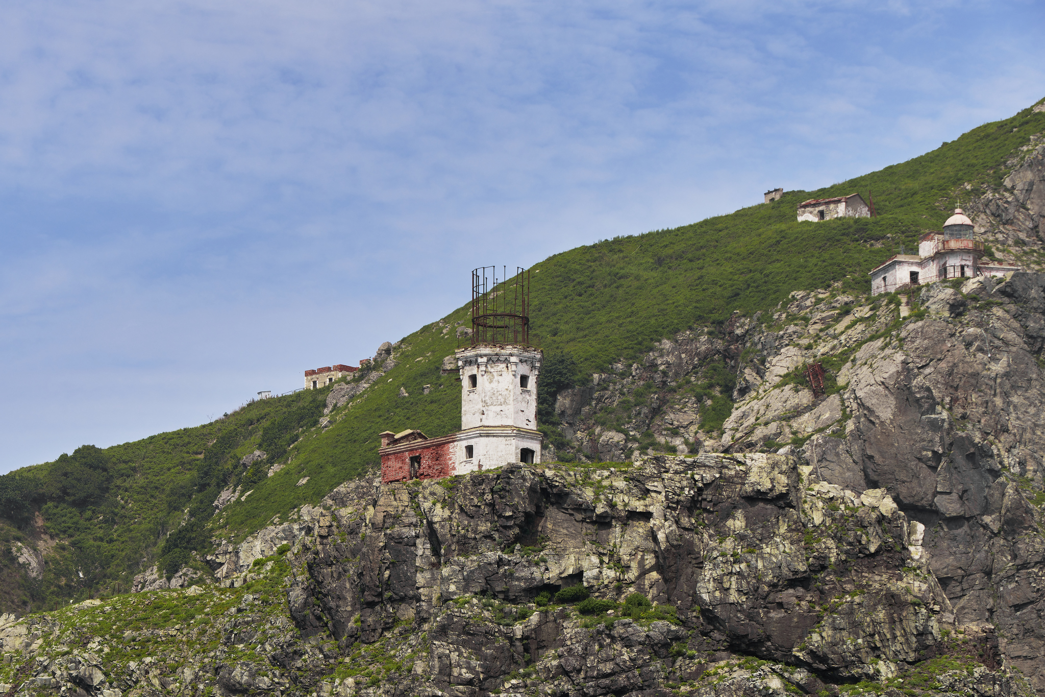 Old and new lighthouse (Askold Island) - My, Canon, Island, Lighthouse, Primorsky Krai, Vladivostok, Travels, Japanese Sea, The photo, Дальний Восток