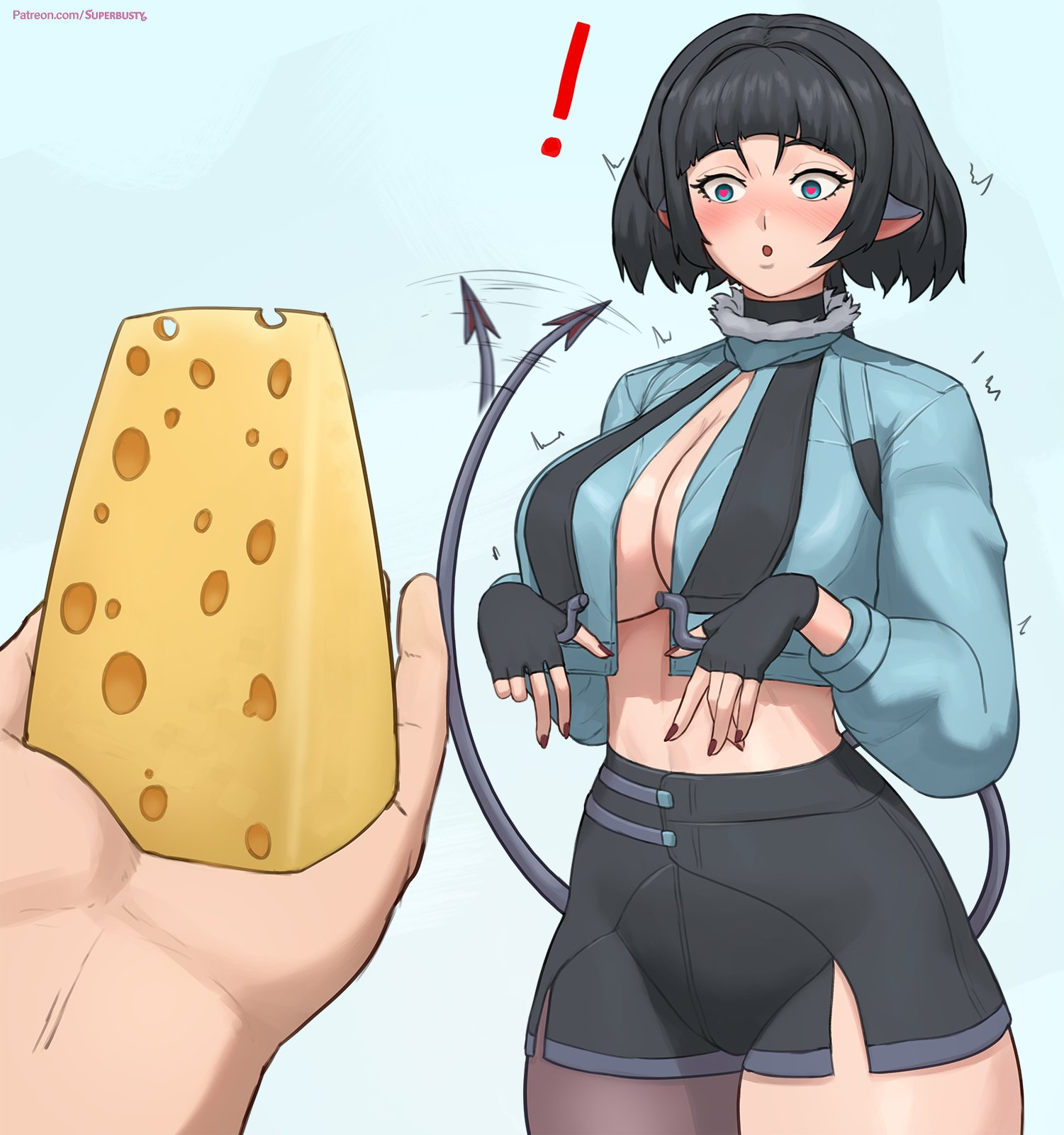 Rat and cheese - Anime art, Games, Art, Zenless Zone Zero, Jane Doe (zzz)