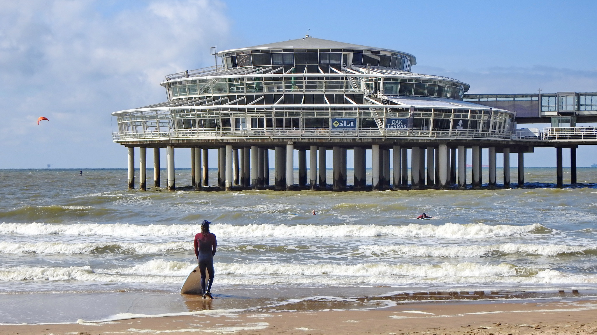 Scheveningen Pier - My, The photo, Travels, Tourism, Pier, Sea, Hague, Netherlands (Holland)