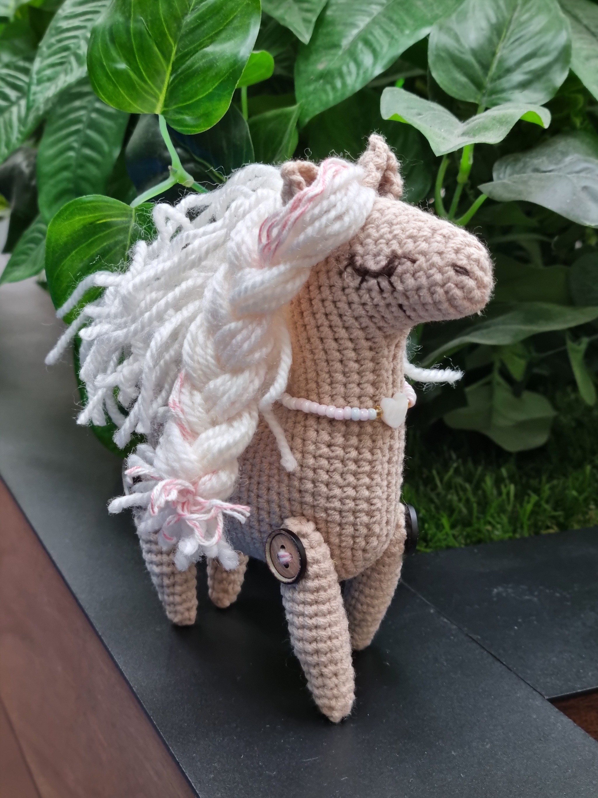 Horse... - Needlework without process, Soft toy, Knitting, Toy horse, Longpost, Amigurumi