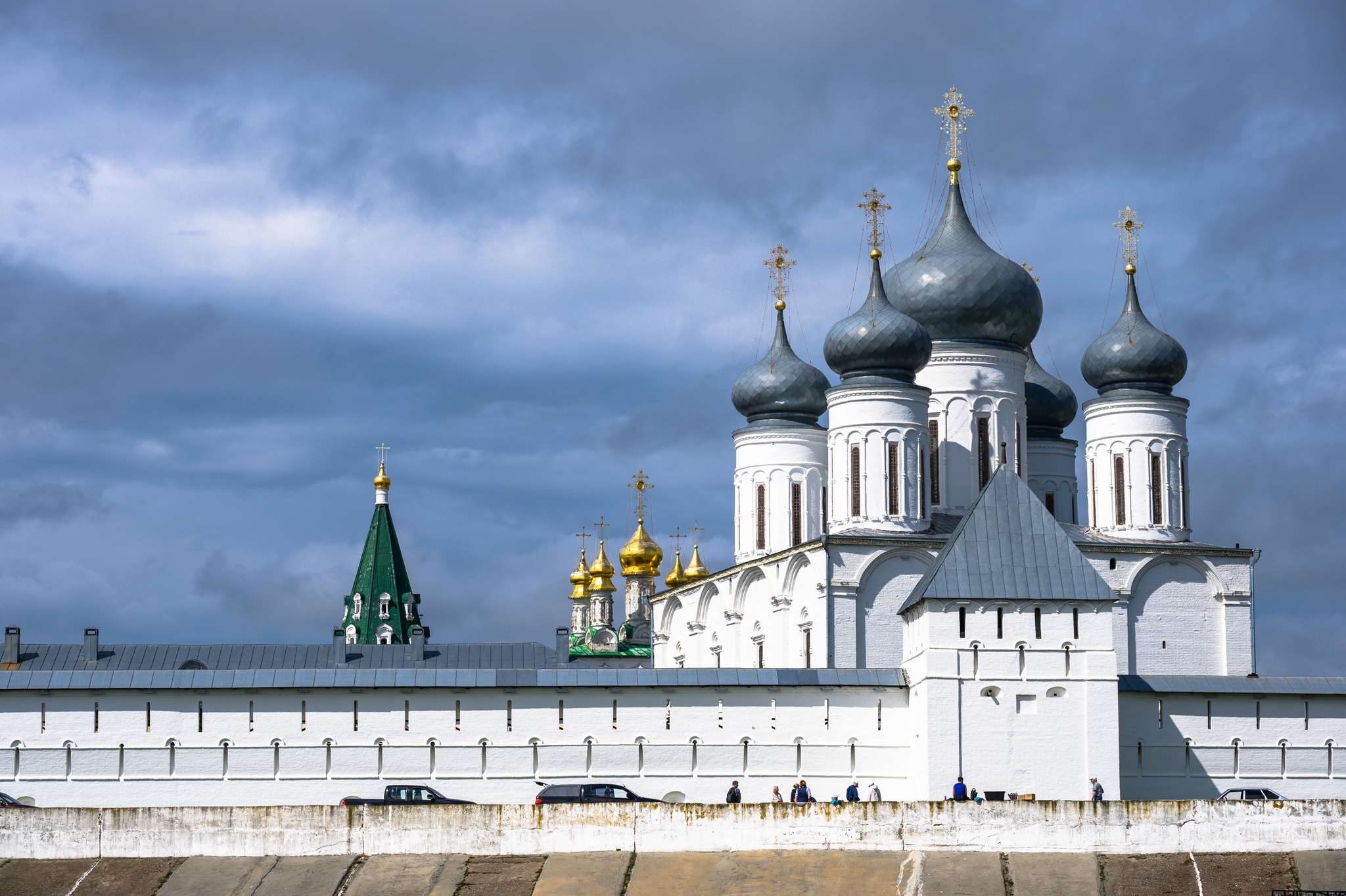 Trinity Makaryevsky Zheltovodsky Monastery on an August day - My, Monastery, Travel across Russia, Nizhny Novgorod Region, Longpost