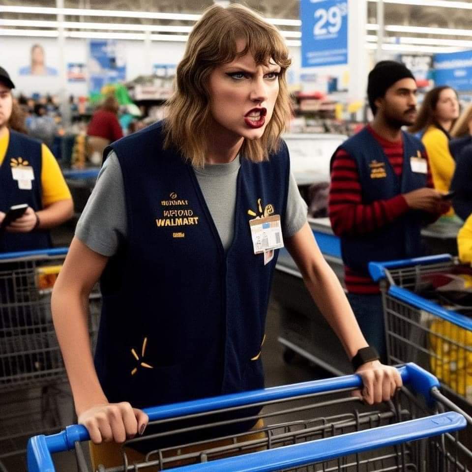 Taylor Swift Working at Walmart - Walmart, Images, Longpost