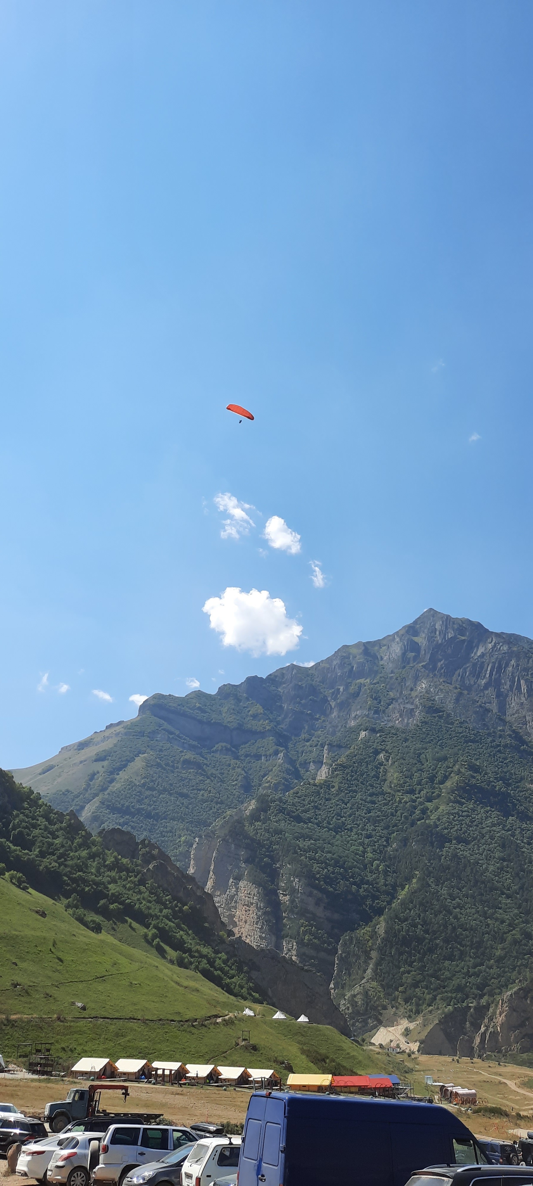 Chegem Gorge and Paradrome - Chegem, Caucasus, Video, Vertical video, Longpost