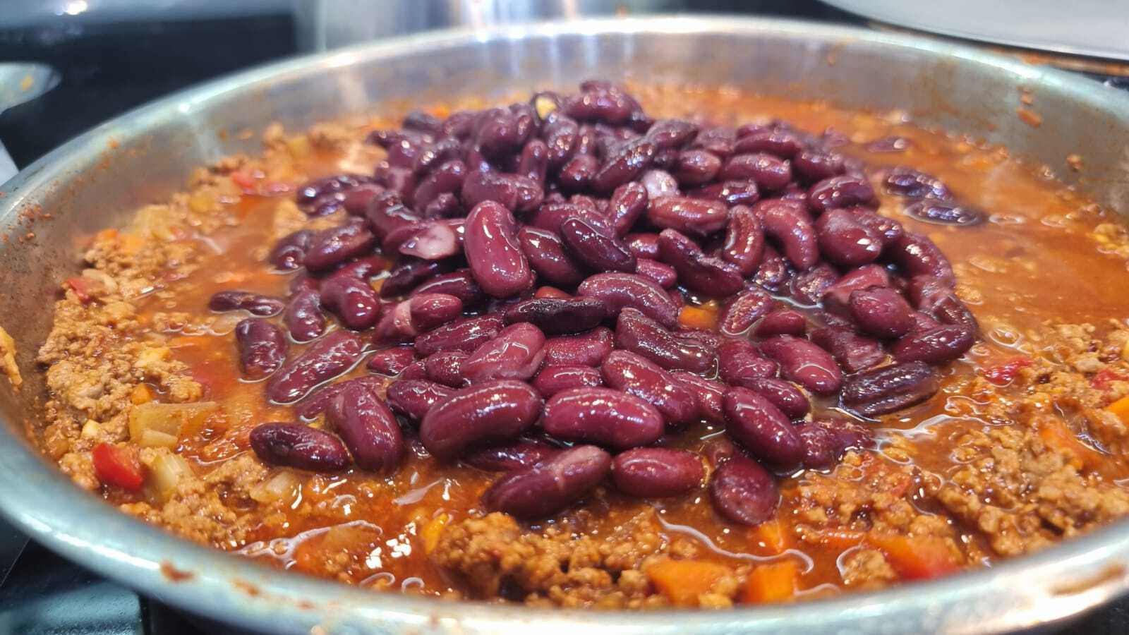 Chili con carne - My, Cooking, Preparation, Hot peppers, Food, Men's cooking, Serving dishes, Mexican cuisine, Longpost, Chile Con Carne