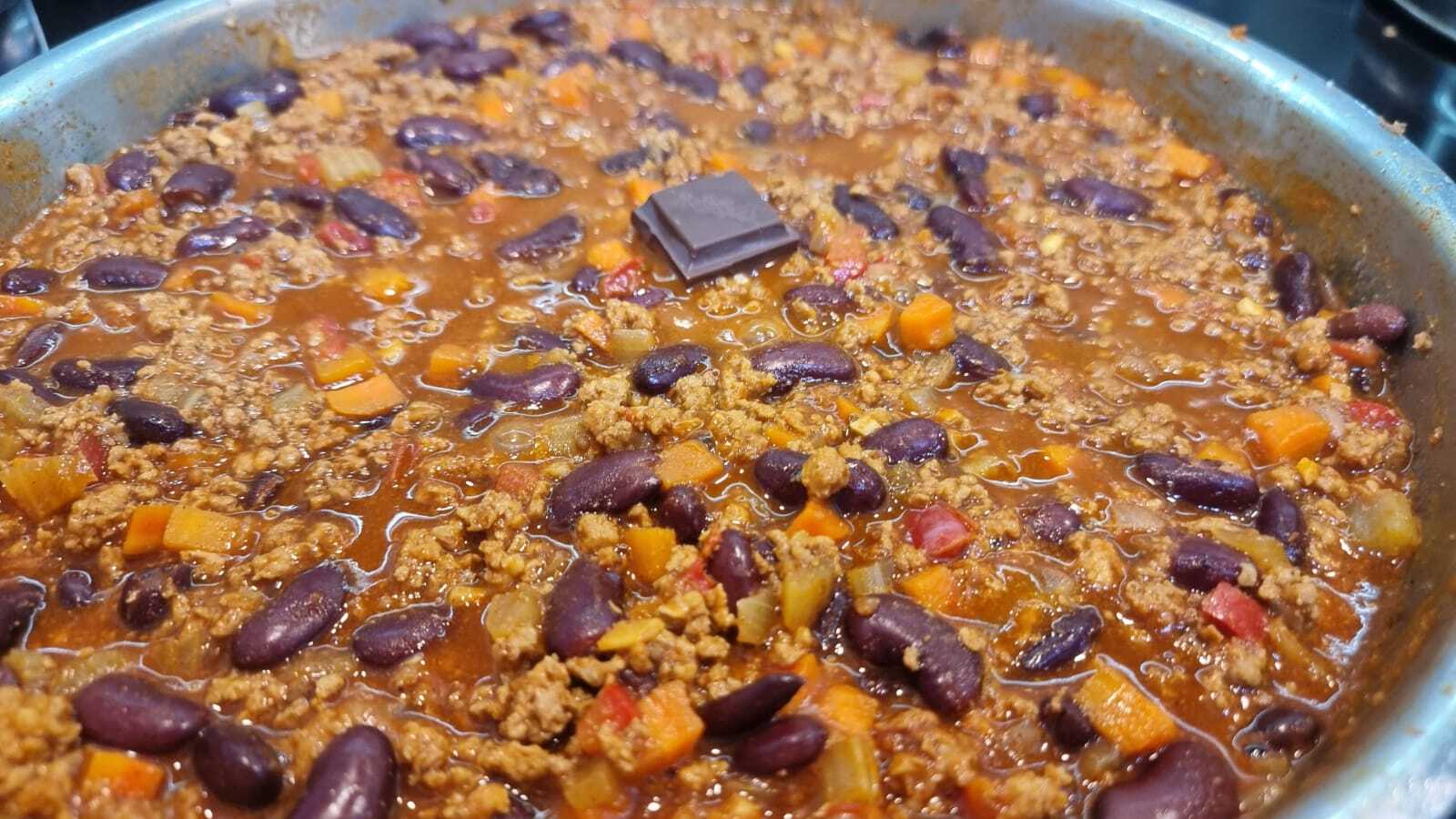 Chili con carne - My, Cooking, Preparation, Hot peppers, Food, Men's cooking, Serving dishes, Mexican cuisine, Longpost, Chile Con Carne