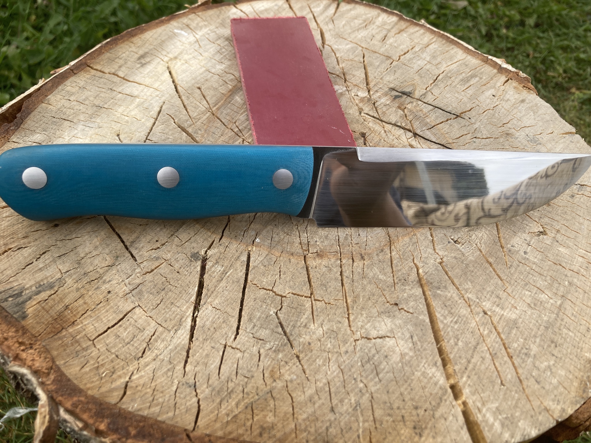 Knife for sale made of 440c steel - My, Knife, With your own hands, Handmade, Needlework without process, Longpost