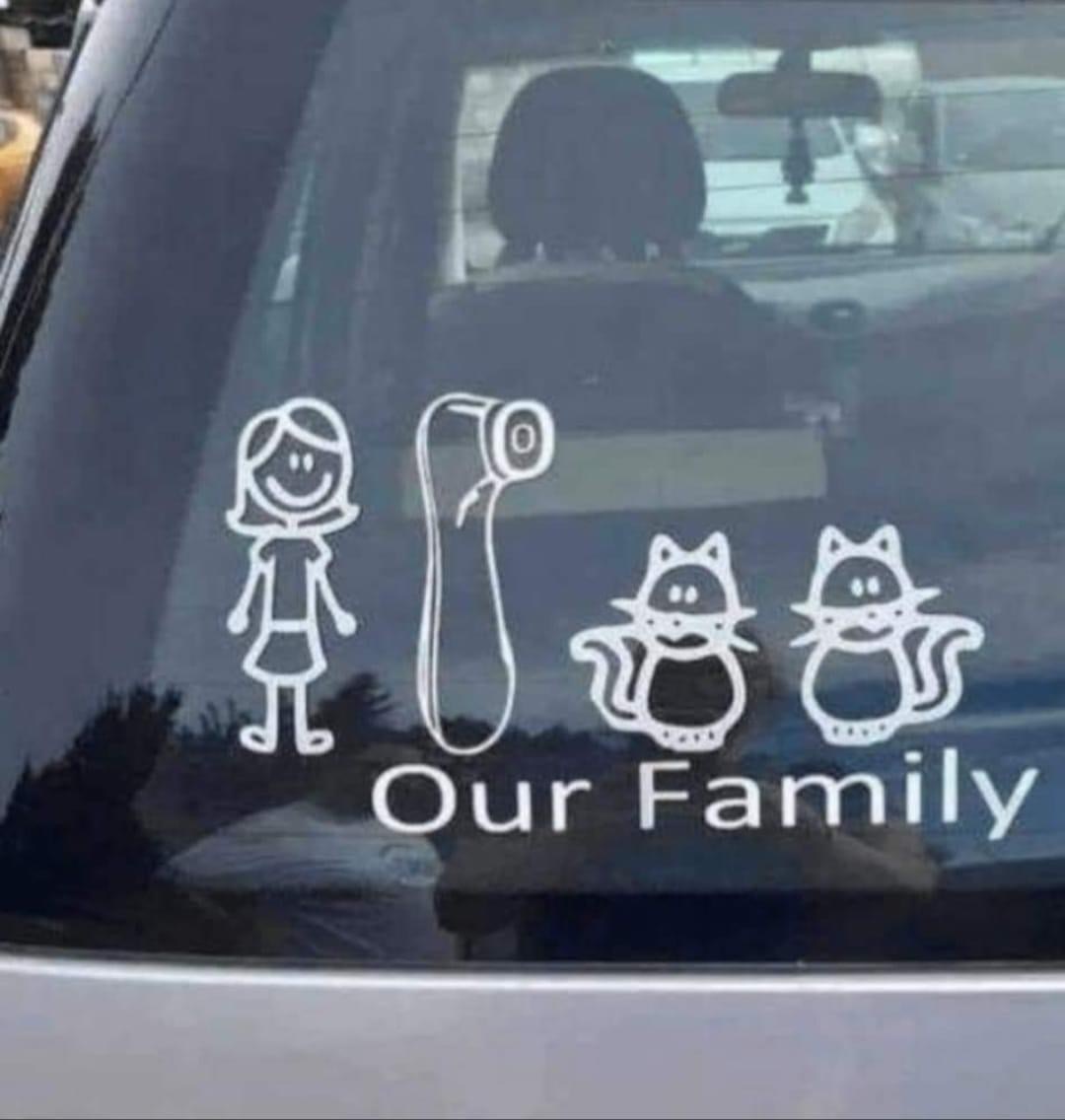 Our friendly family - satisfier, the cat and me! - Feminism, Lettering on the car, Strong and independent, Humor, cat, Vibrator