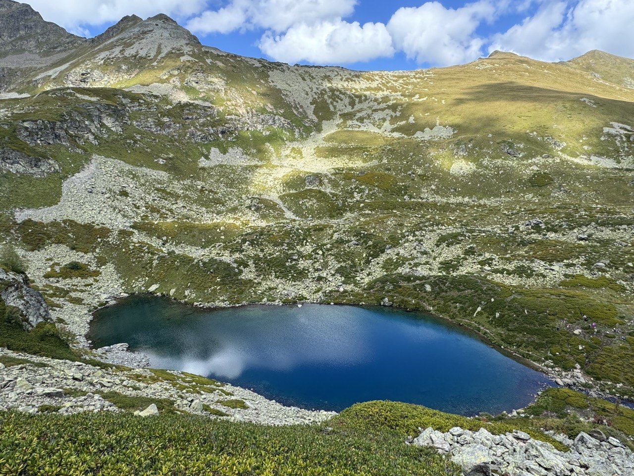 Arkhyz is perfect - My, Hike, Mountain tourism, Arkhyz, Waterfall, Camping, Туристы, Lake, Mountain river, Mountain road, Caucasus, Watercolor, Sketchbook, Plein air, Longpost