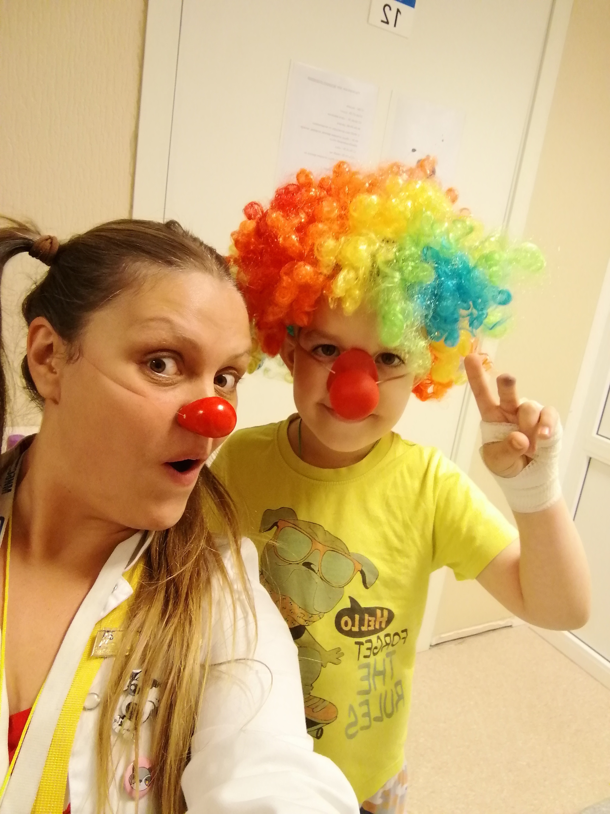 Button, take off your nose! - My, Life stories, Cancer and oncology, Hospital Clown, Hospital clowning, Button, Children Hospital, Longpost