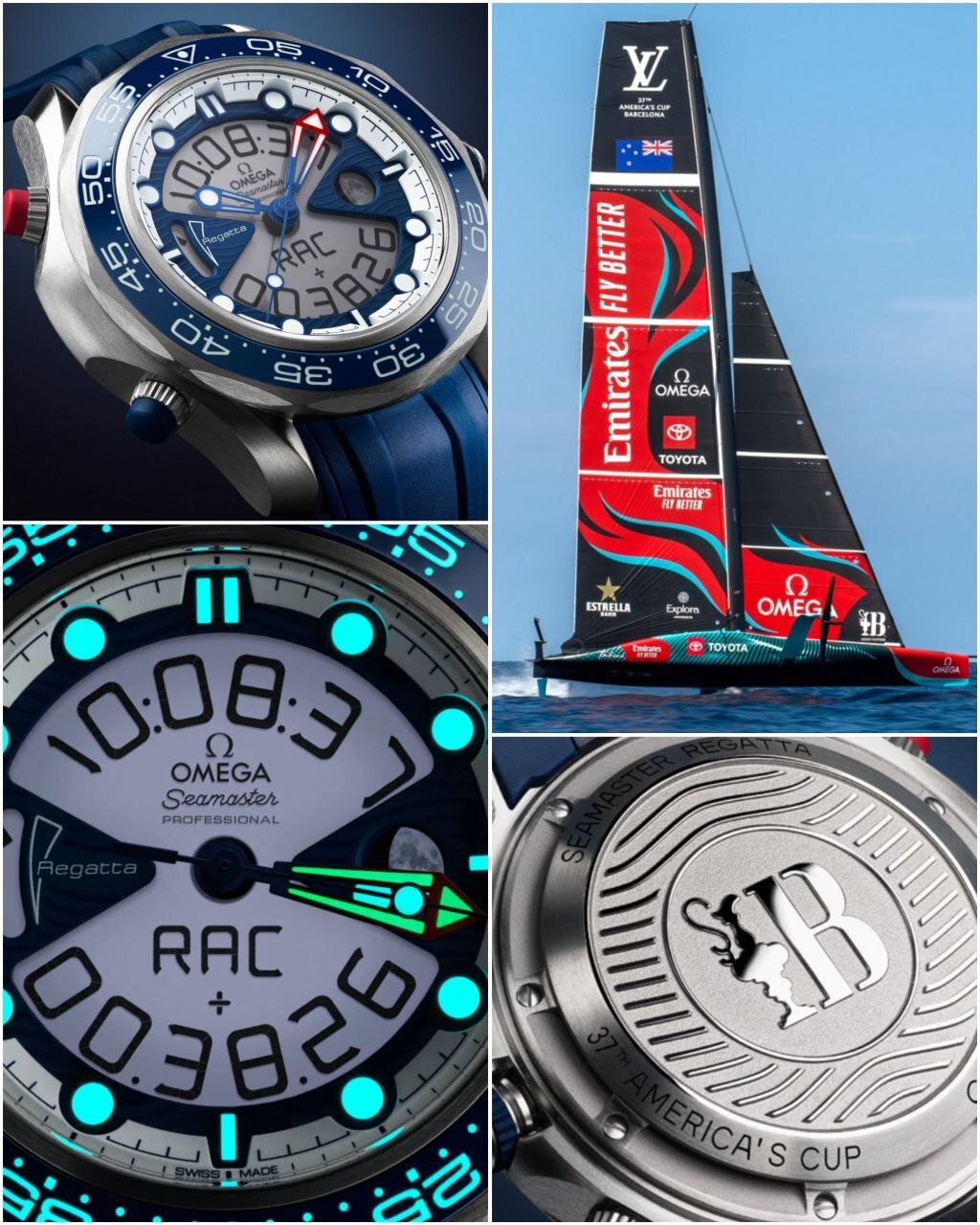 Новые Omega Seamaster Regatta в честь 37-го Кубка Америки - Моё, Наручные часы, Коллекционирование, Коллекция, Часы, Аксессуары, Мужское, Регата, Изделия из металла, Мужские аксессуары, Хорошие новости, Длиннопост