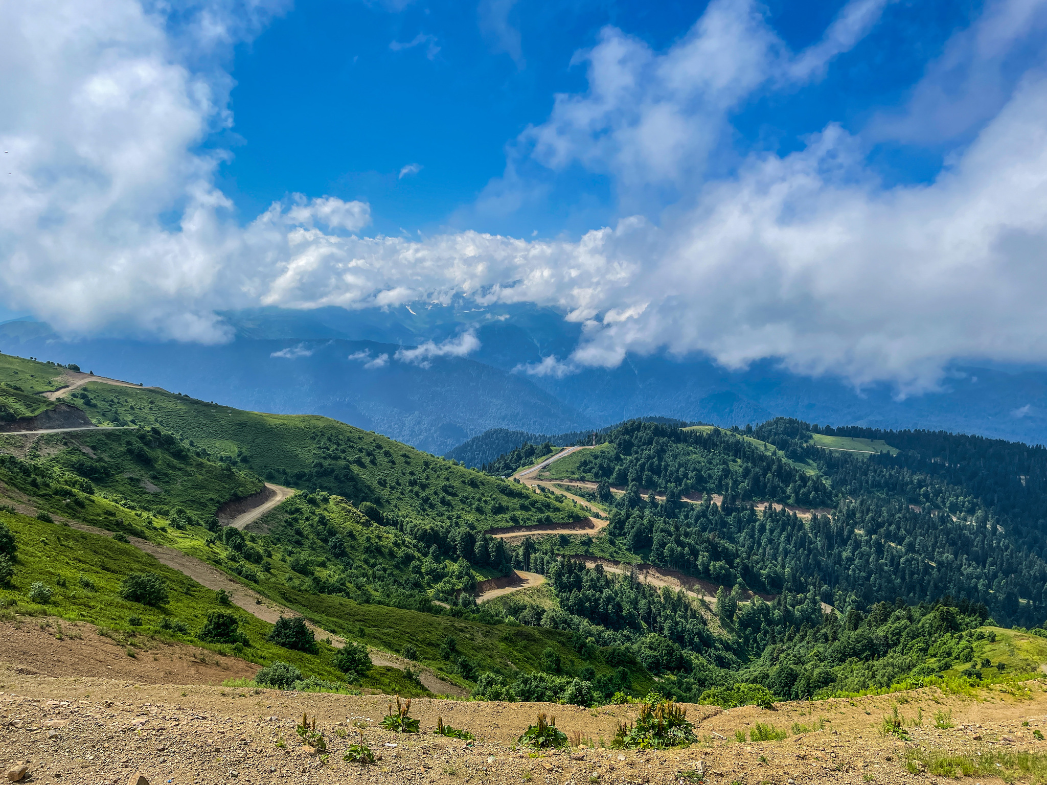 On your way friend - My, The mountains, Path, The photo