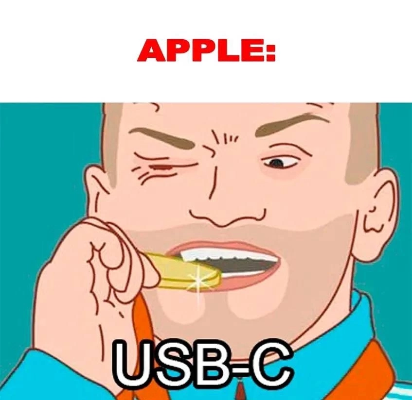 Apple - Humor, Telegram (link), Picture with text, Apple, iPhone, Longpost