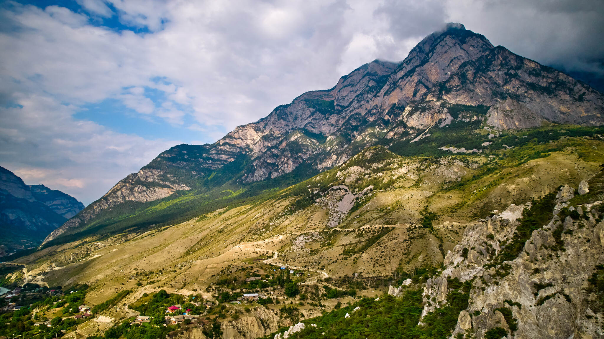 North Ossetia - My, Travels, Caucasus, Landscape, Aerial photography, North Ossetia Alania, Travel across Russia, Mountain tourism, Road trip, Longpost, The photo