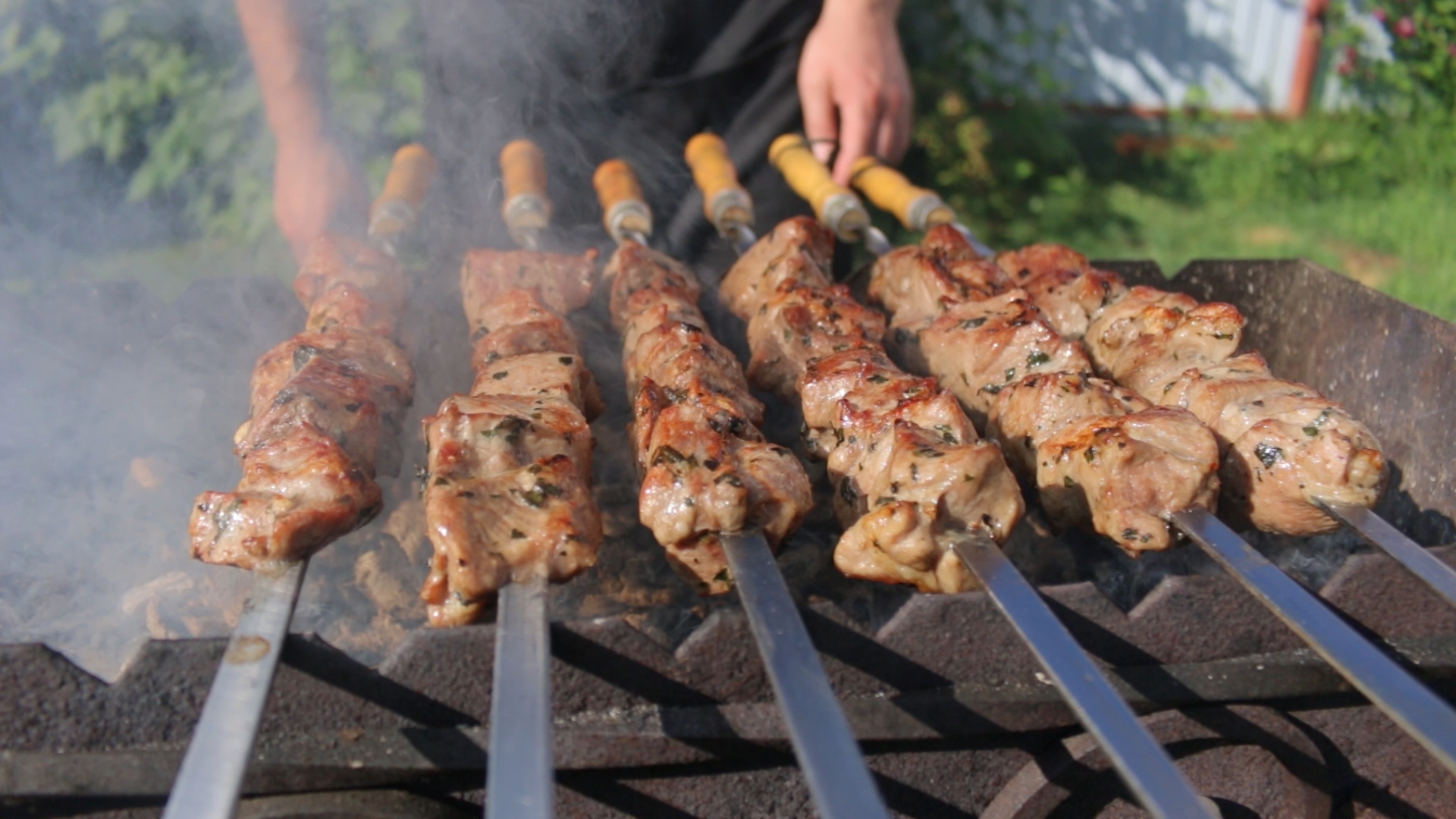 The most aromatic marinade for shashlik! - My, Shashlik, Marinade, Video recipe, Men's cooking, Recipe, Youtube, Video, Longpost