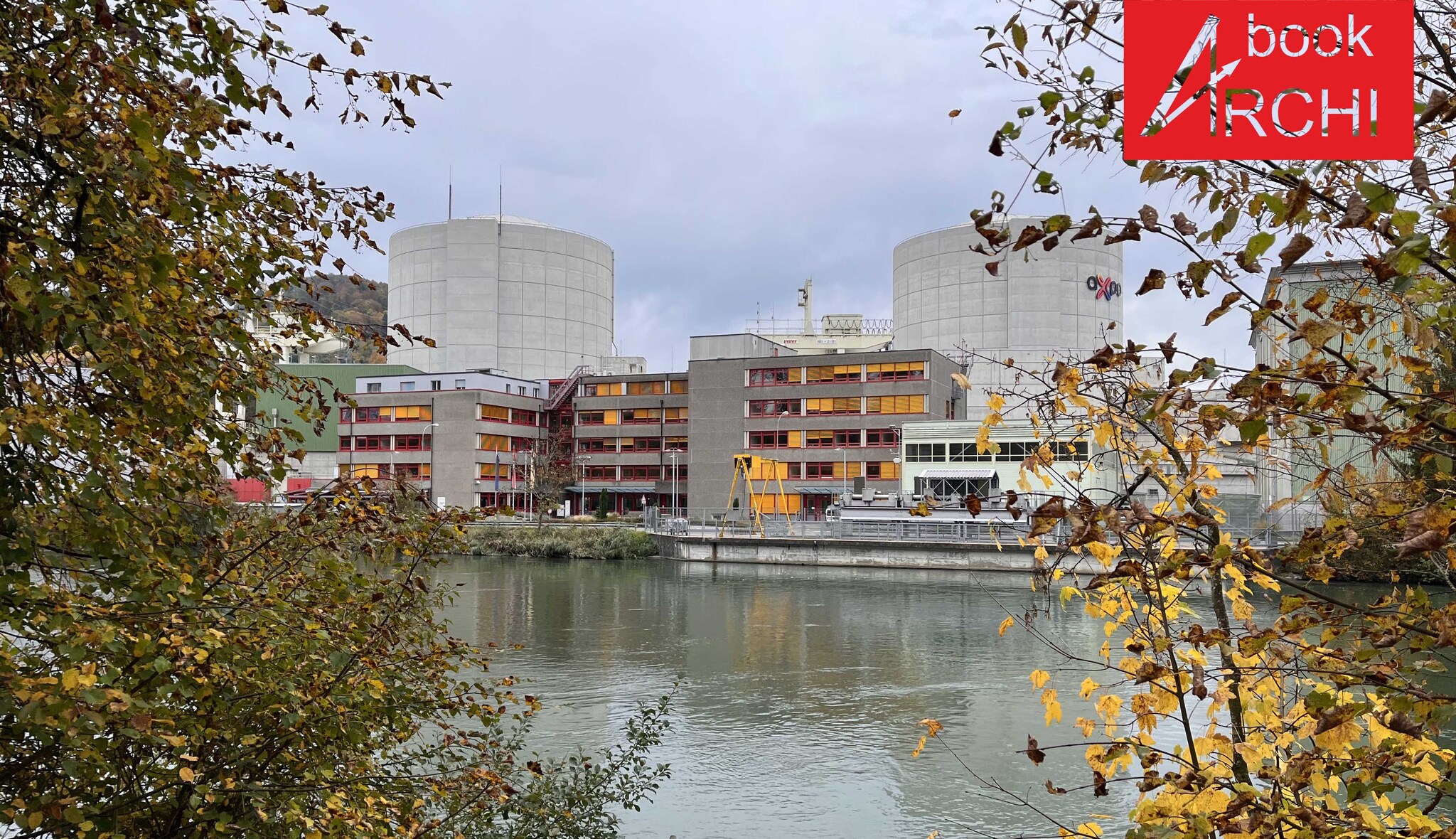 External appearance of foreign nuclear power plants (Beznau NPP) - My, Architecture, Design, nuclear power station, Longpost