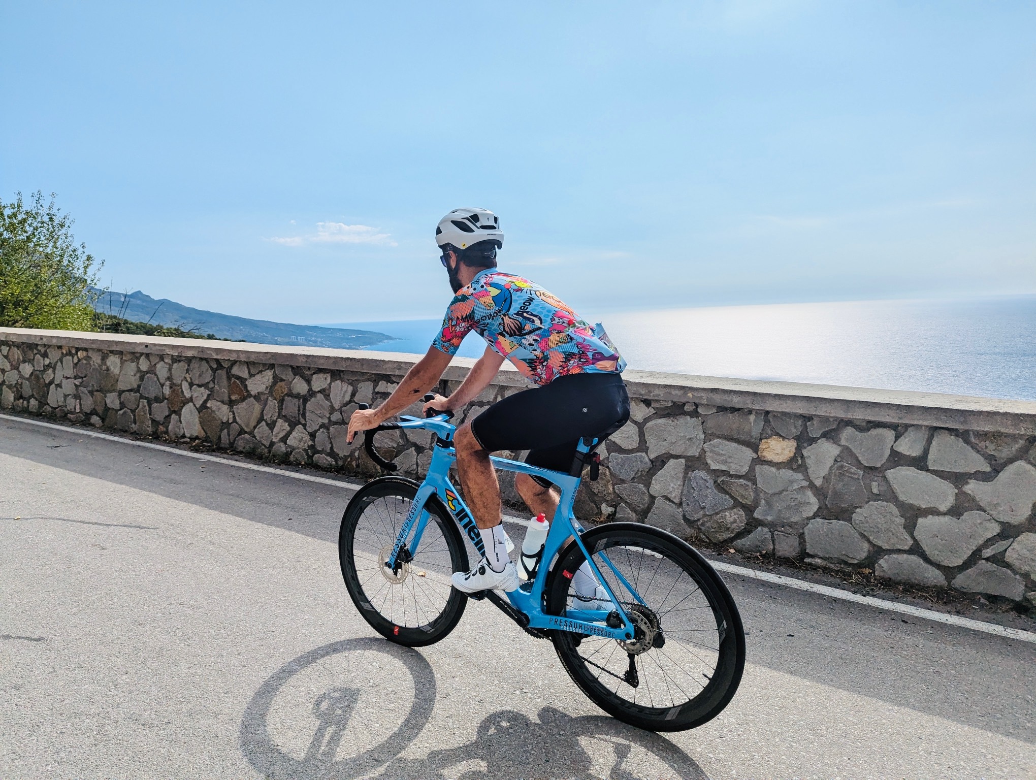 On highways along the South Coast - My, Bike ride, The mountains, Cyclist, Crimea, Longpost, The photo