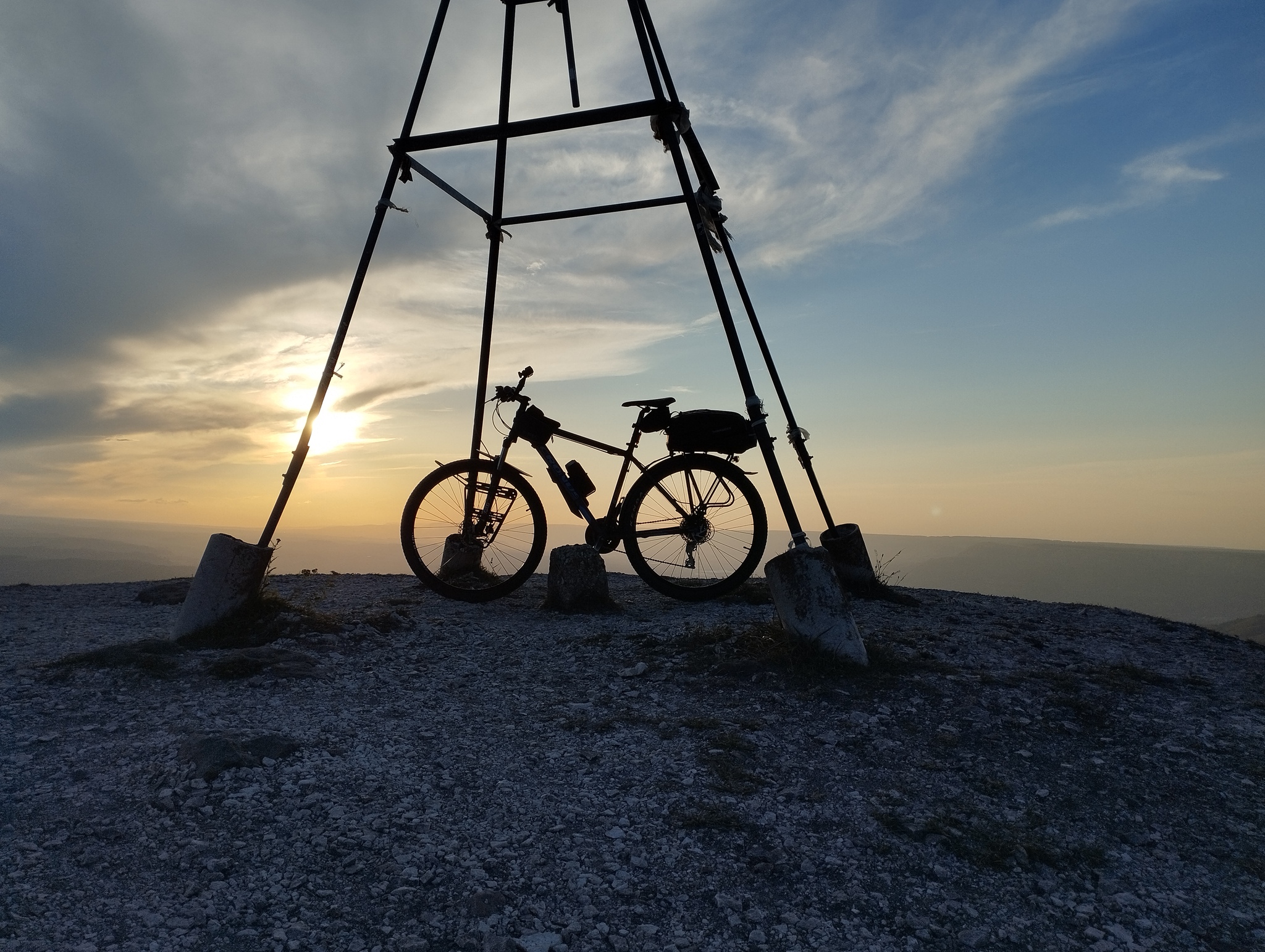 Spontaneous trip to Bolshoe Sedlo mountain, Kislovodsk area - Kislovodsk, Bike ride, A bike, The mountains, Video, Longpost