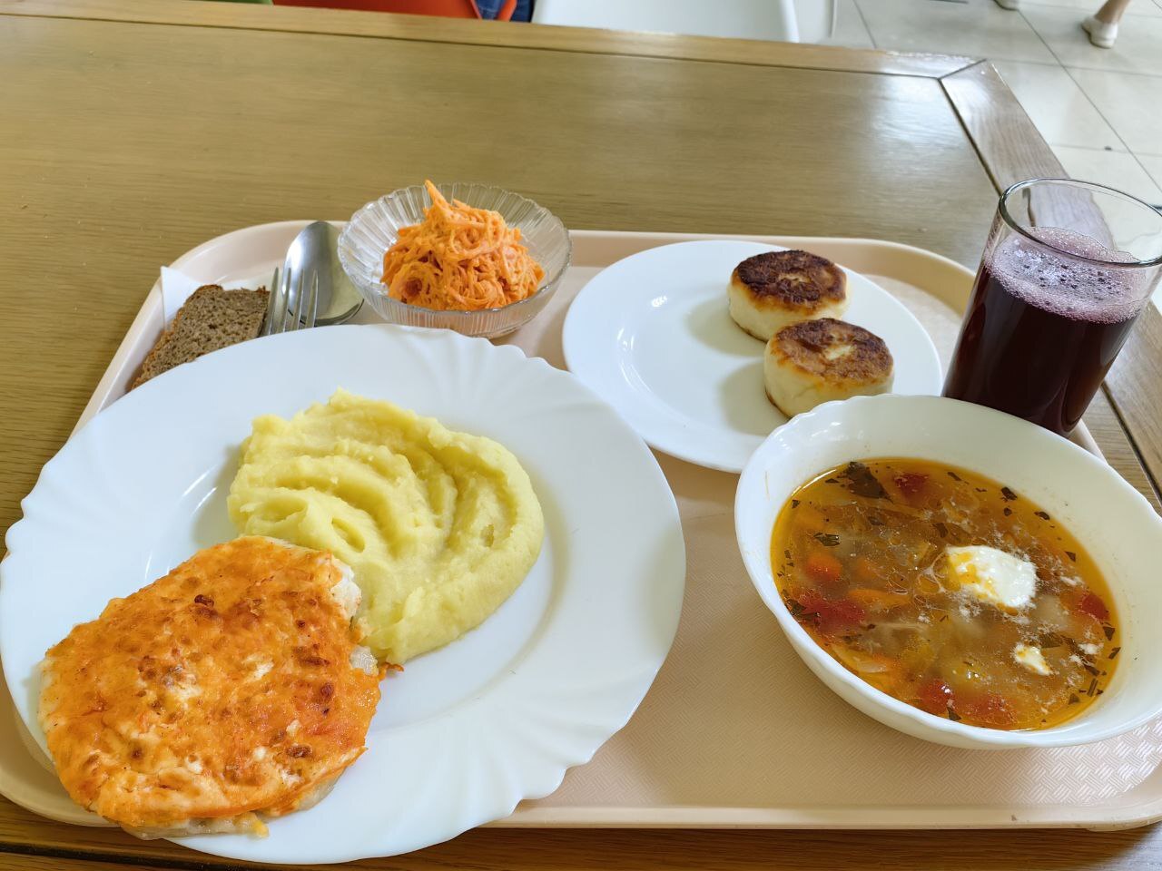 333 rubles, I'm shocked, it's so cheap - Volgograd, Canteen, Food