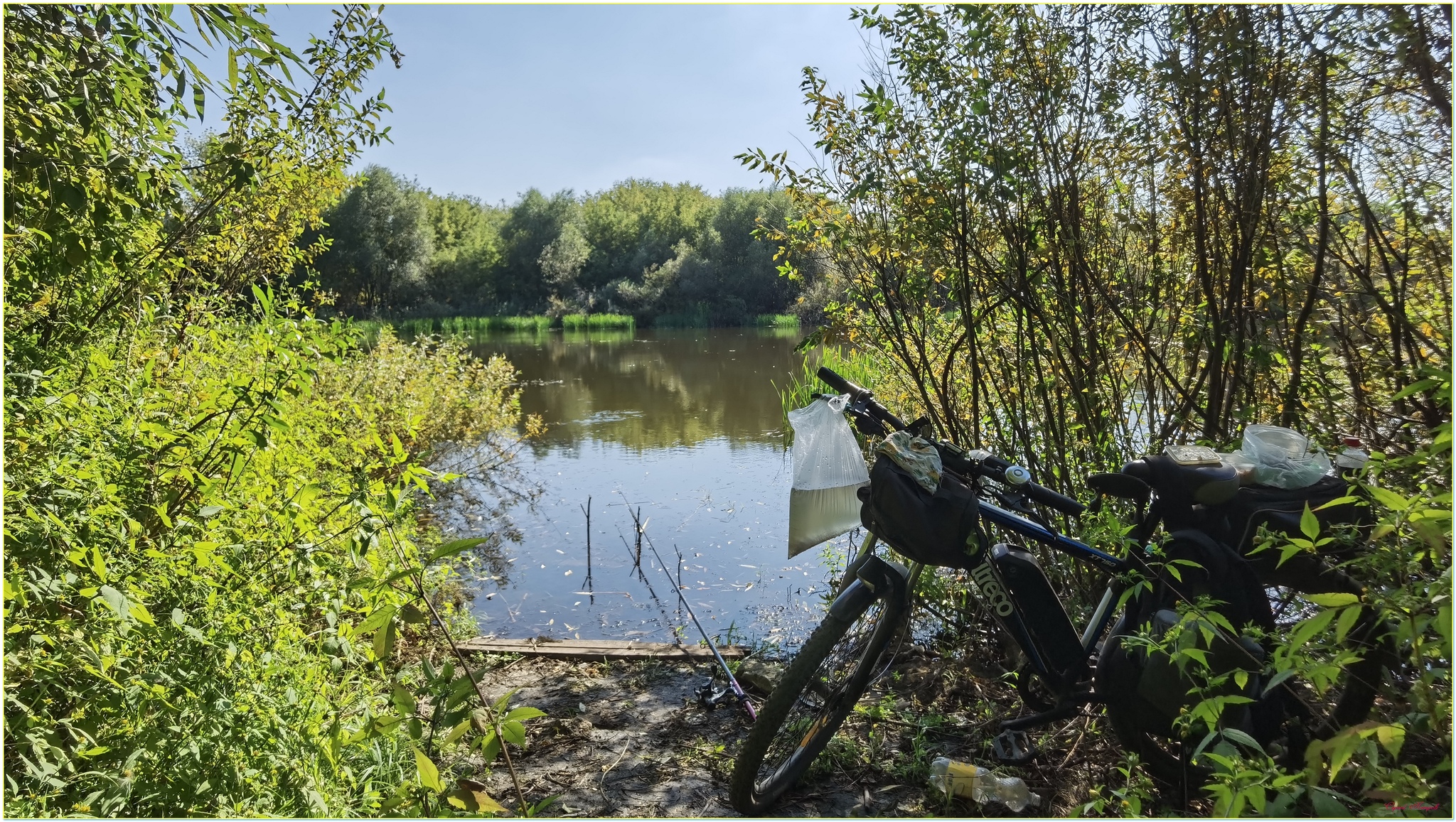 Warm September 2024...and fishing - My, The photo, Nature, Landscape, Heat, Fishing, Longpost