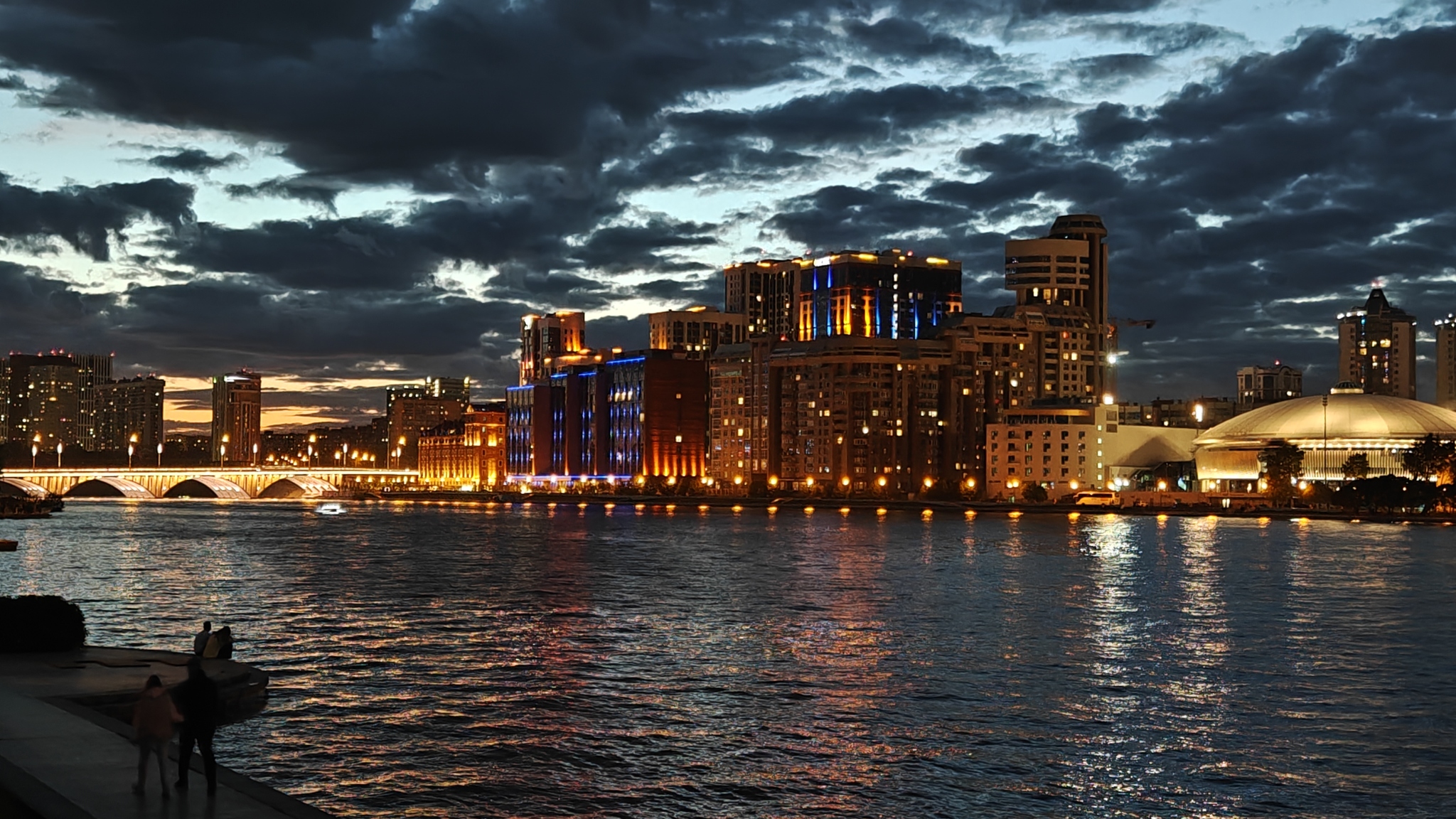 Photo of the day section - My, Yekaterinburg, Evening, Clouds, Iset River