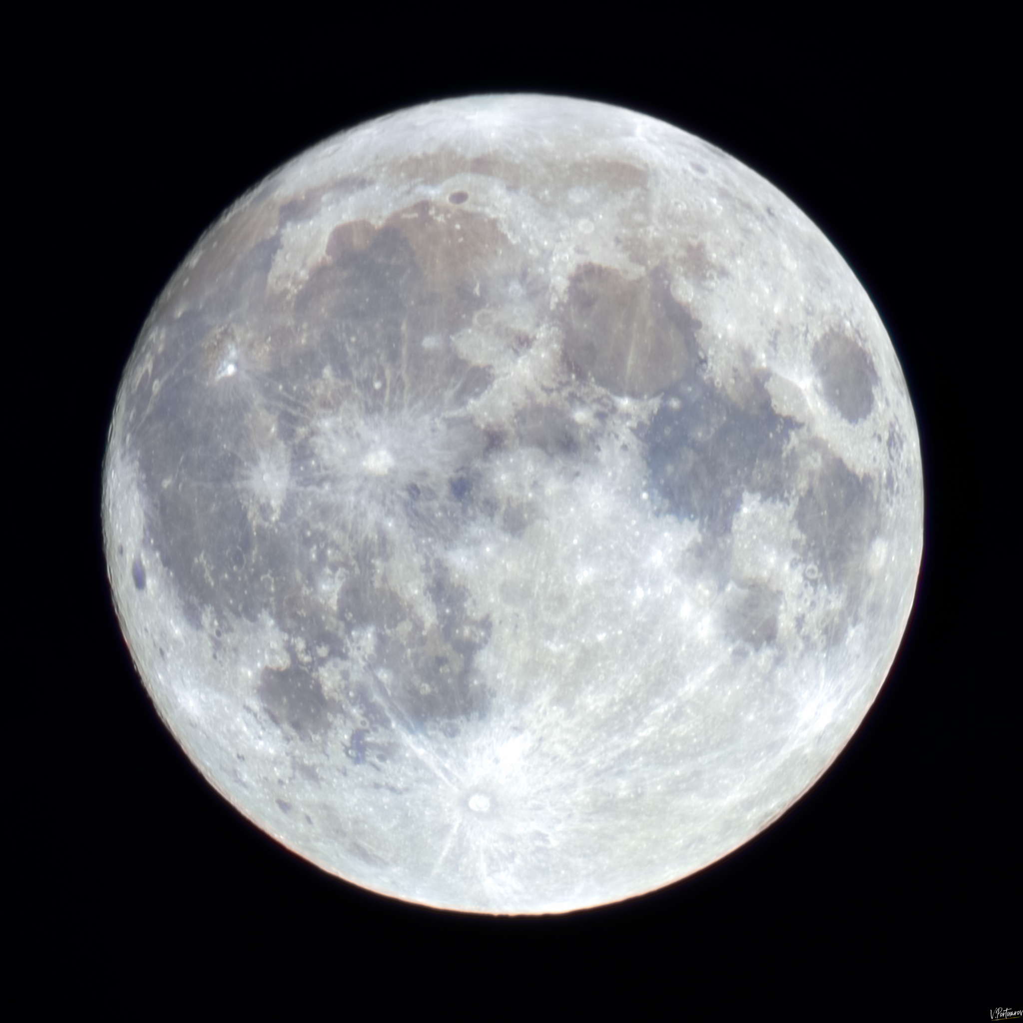 Today's full moon - My, The photo, Nature, Sky, Night, Astrophoto, moon, Night shooting, Full moon